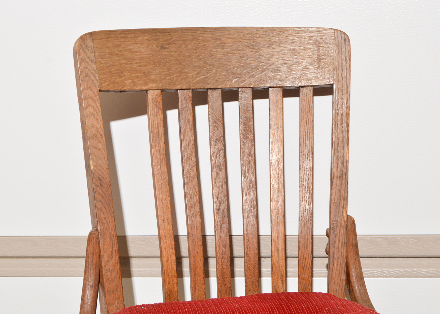Vintage Banker Style Oak Desk Chair