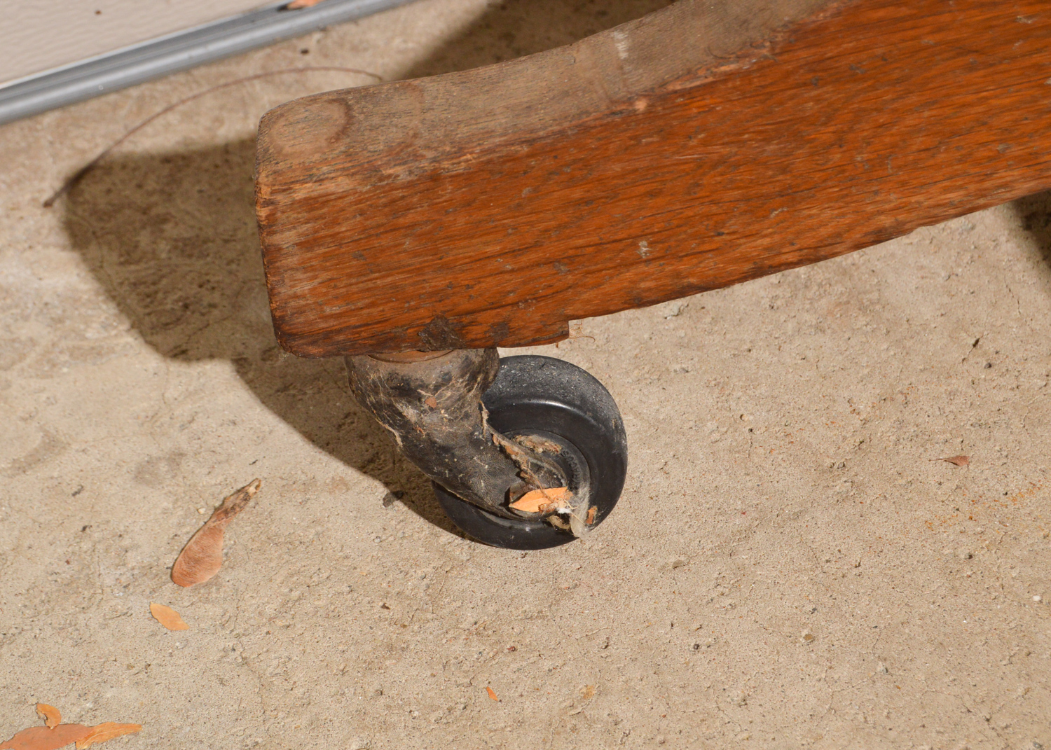 Vintage Banker Style Oak Desk Chair
