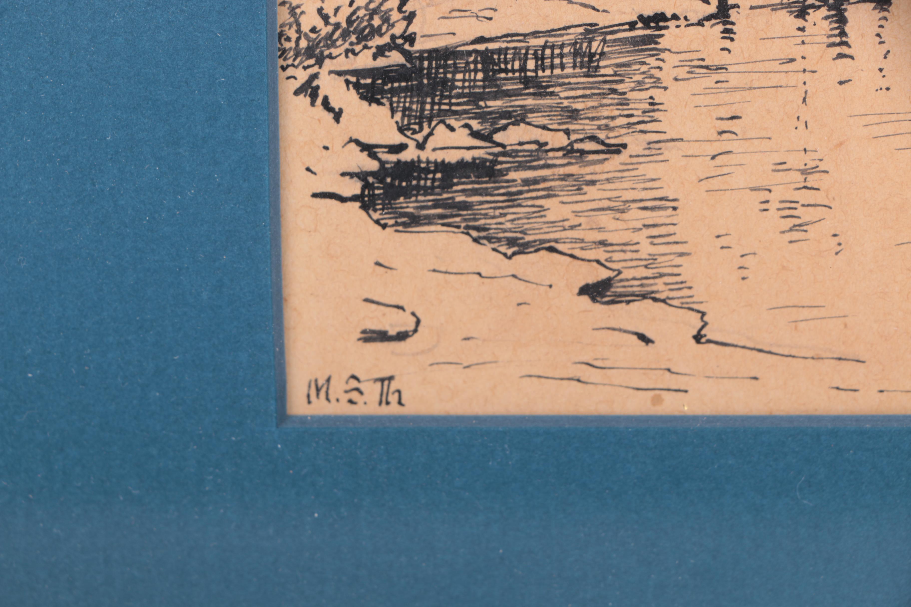 Ink Drawings of Buildings