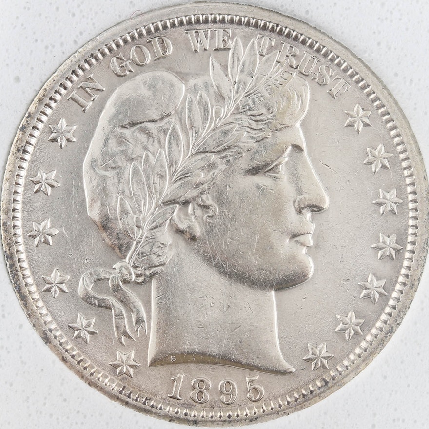 1895-O Silver Barber Half Dollar