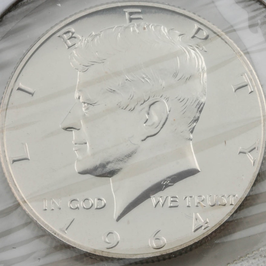 1964 JFK Silver Half Dollar Proof Coin