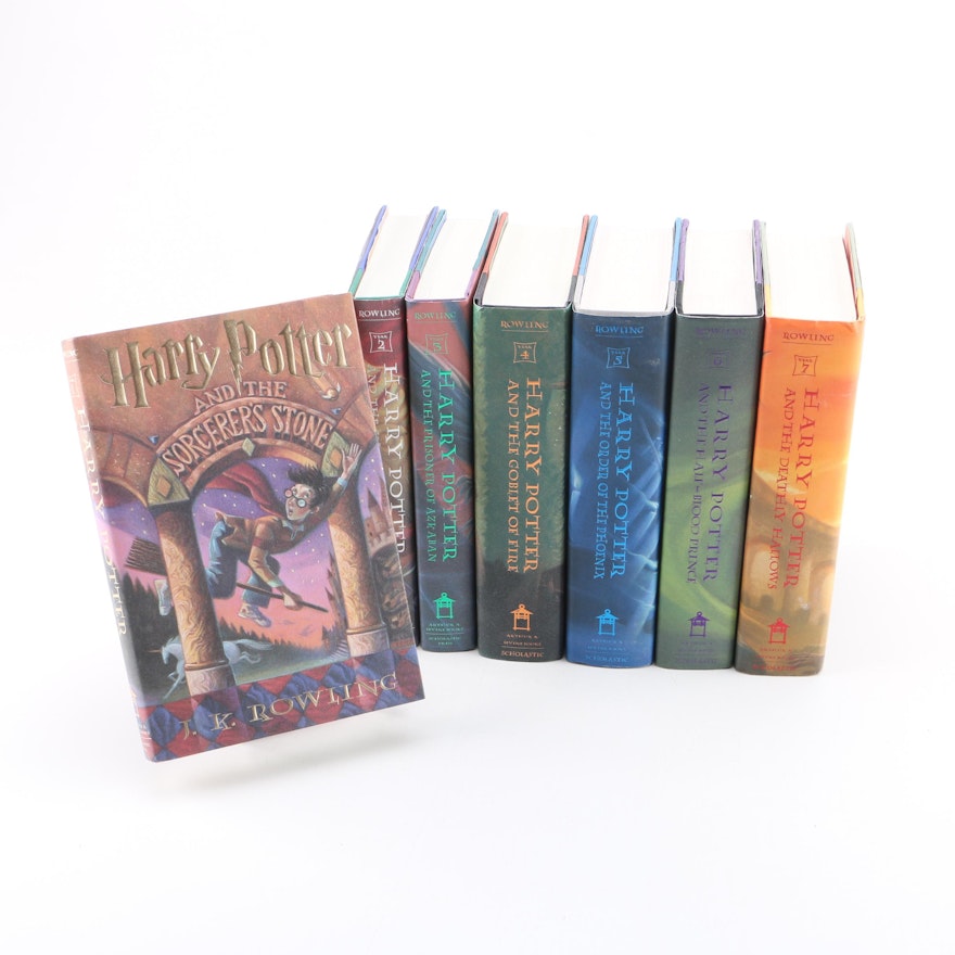 "Harry Potter" Complete First Edition Set by J.K. Rowling