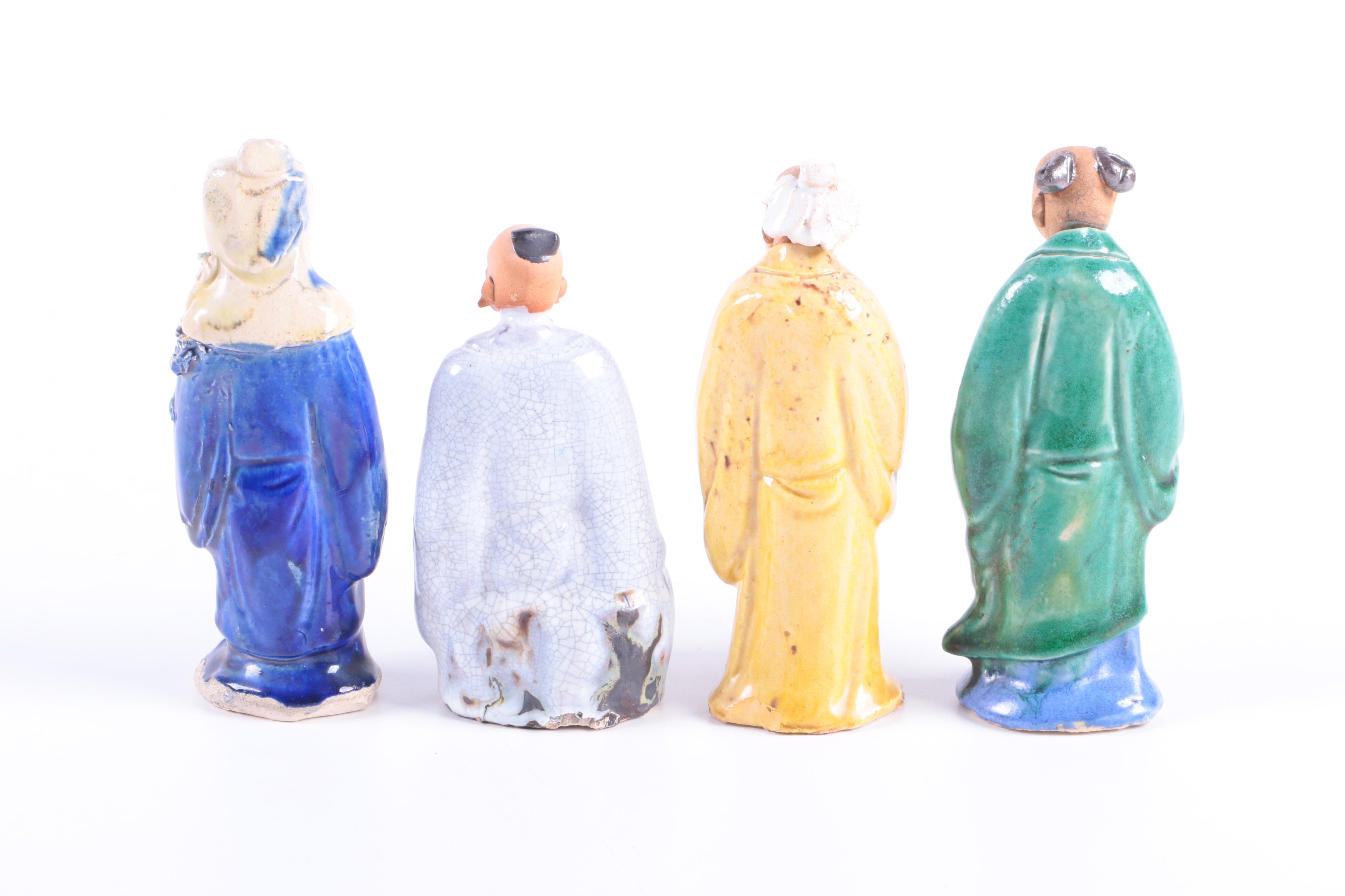 Chinese Shiwan Ware Figurines