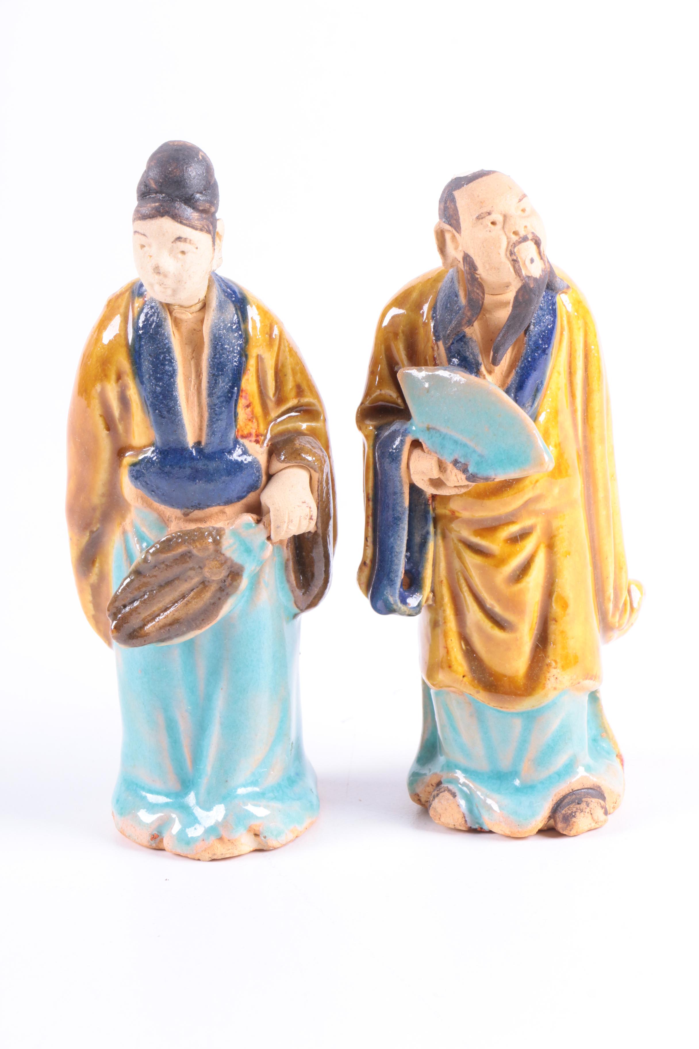 Chinese Shiwan Ware Figurines