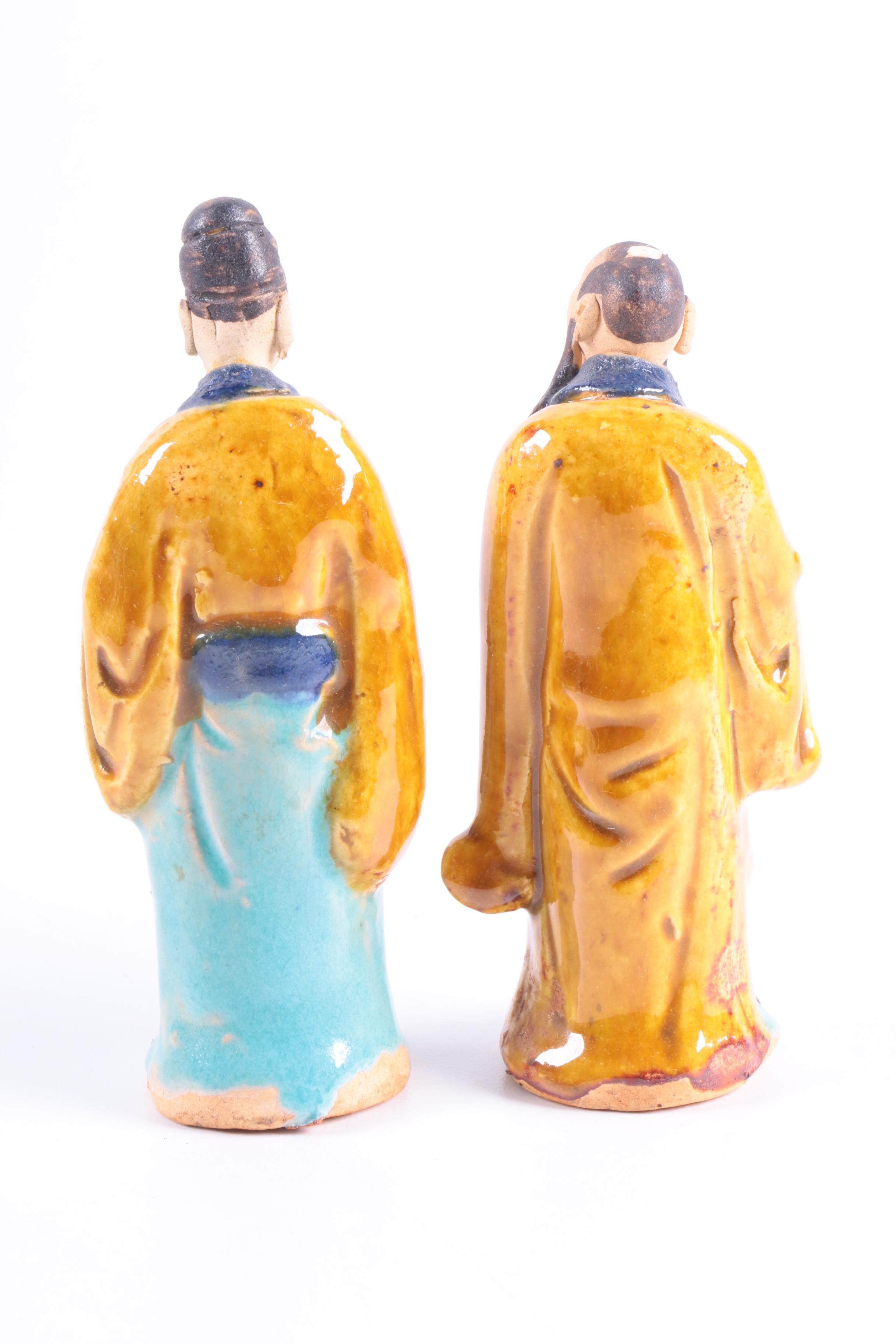 Chinese Shiwan Ware Figurines
