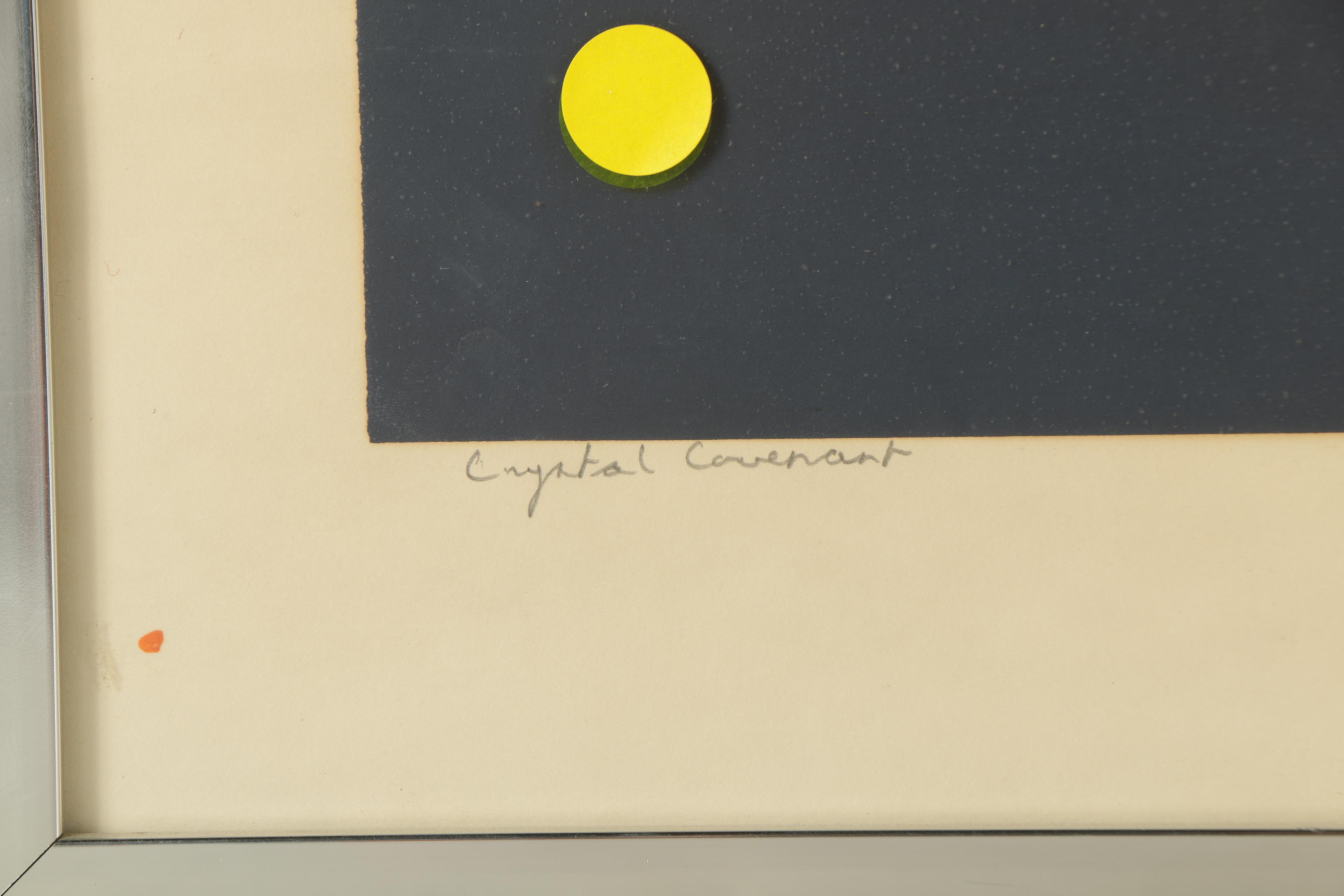 Jack Cascione 1971 Artist's Proof Serigraph on Paper "Crystal Covenant"