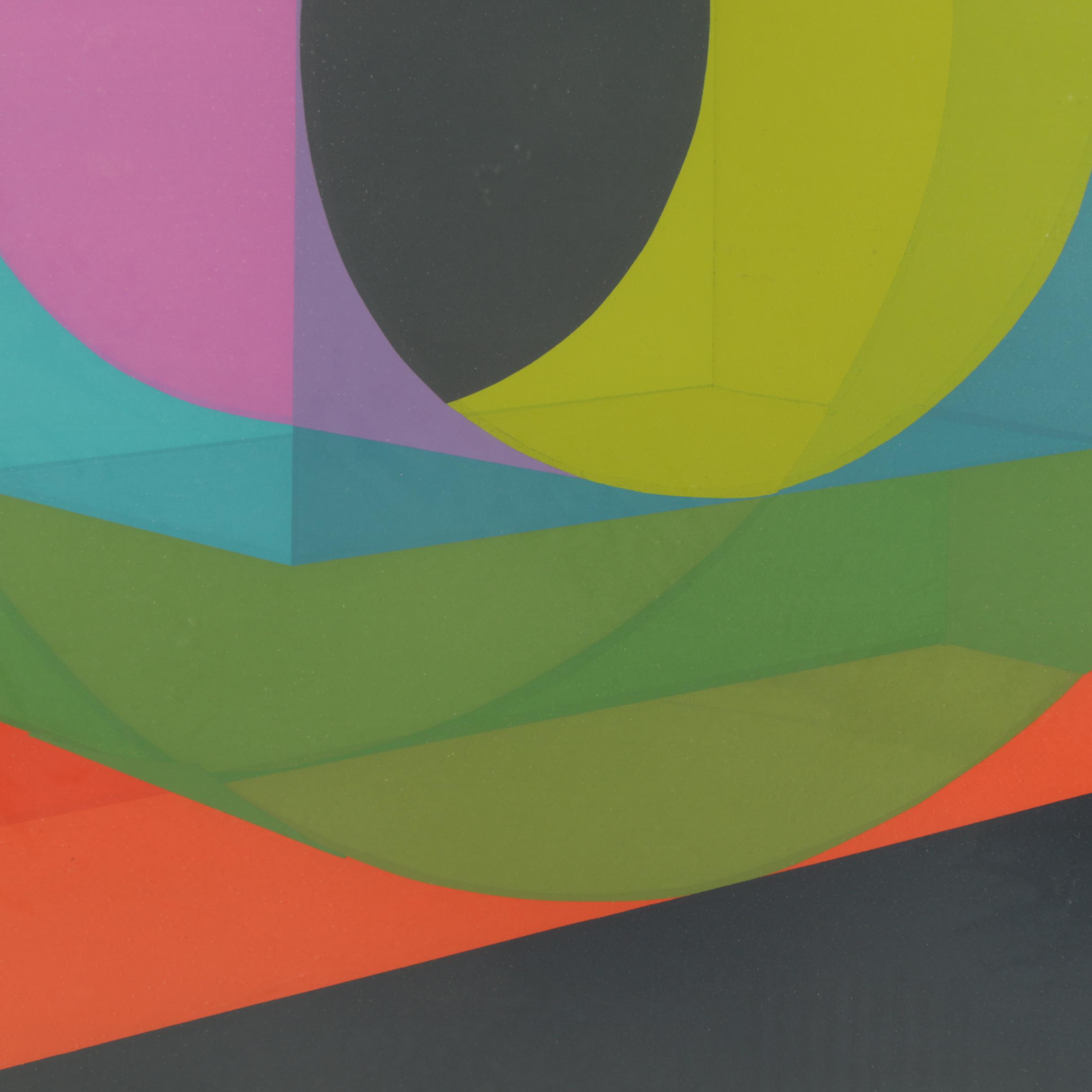 Jack Cascione 1971 Artist's Proof Serigraph on Paper "Crystal Covenant"