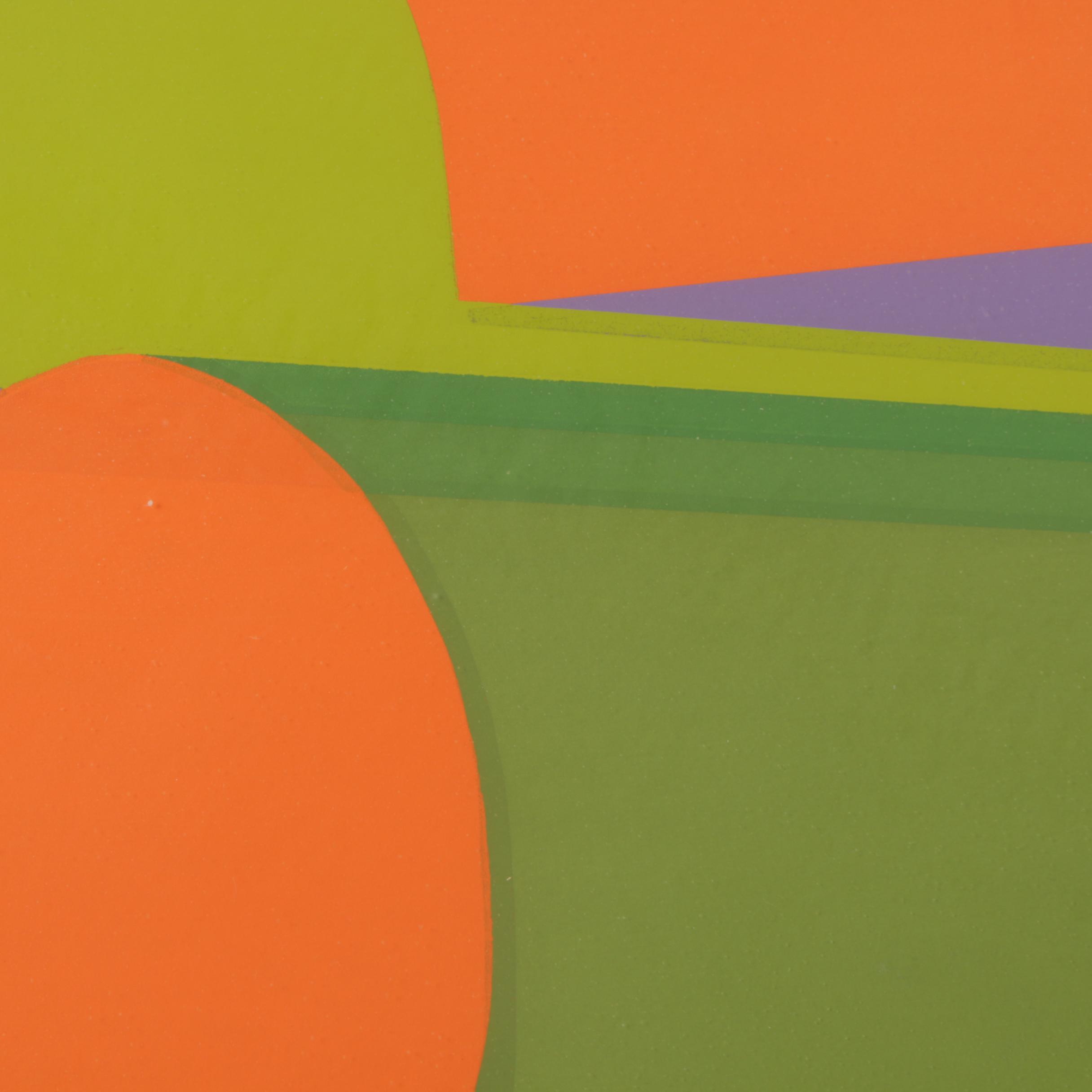 Jack Cascione 1971 Artist's Proof Serigraph on Paper "Crystal Covenant"