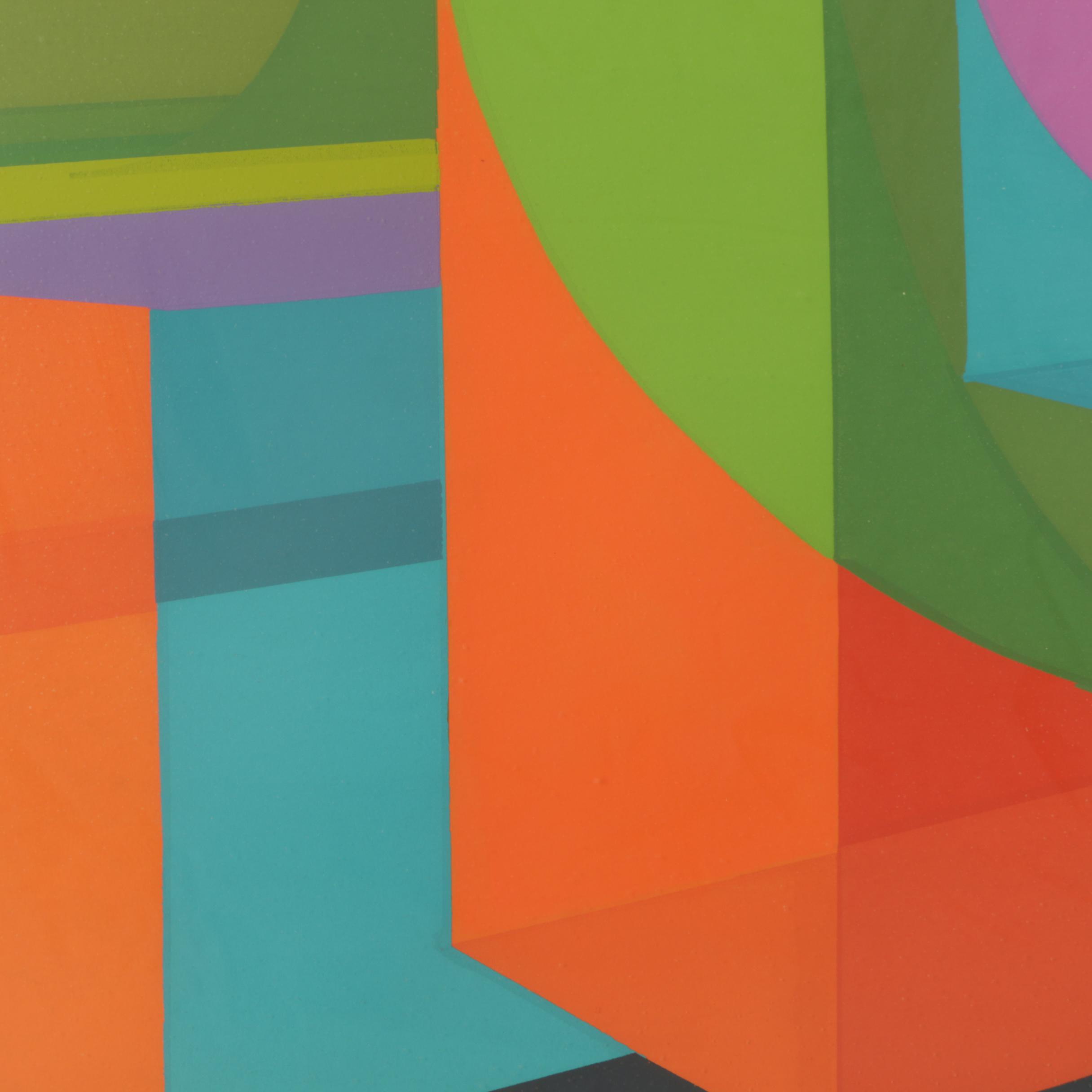 Jack Cascione 1971 Artist's Proof Serigraph on Paper "Crystal Covenant"