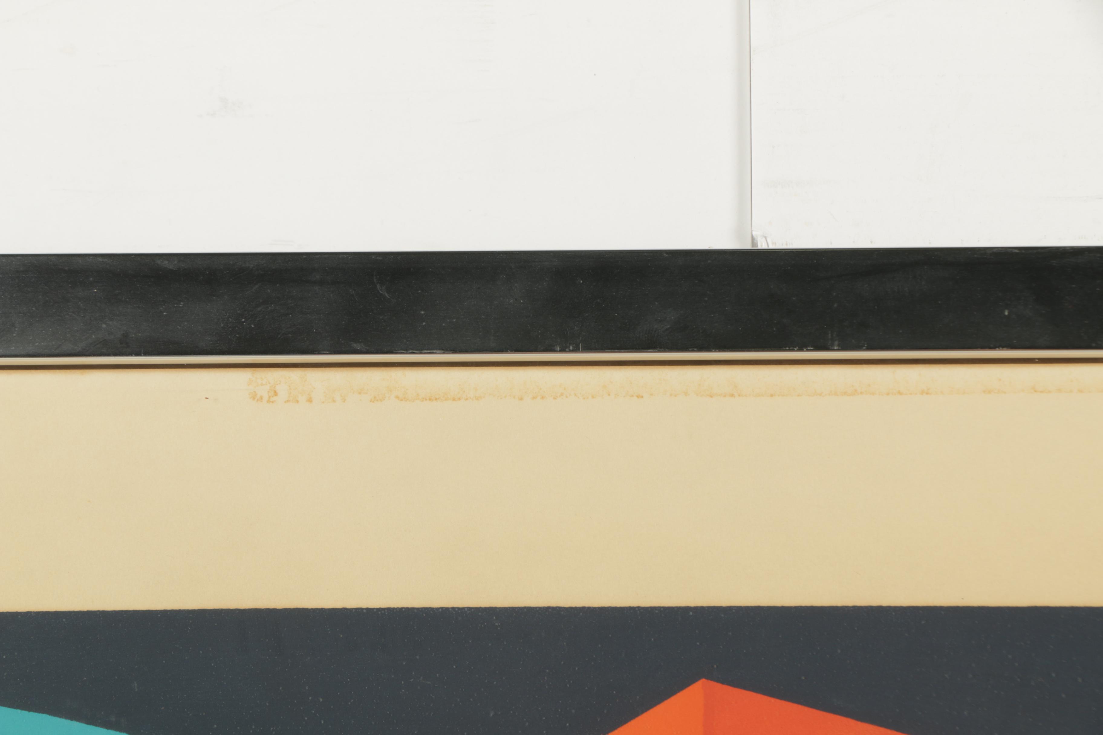 Jack Cascione 1971 Artist's Proof Serigraph on Paper "Crystal Covenant"