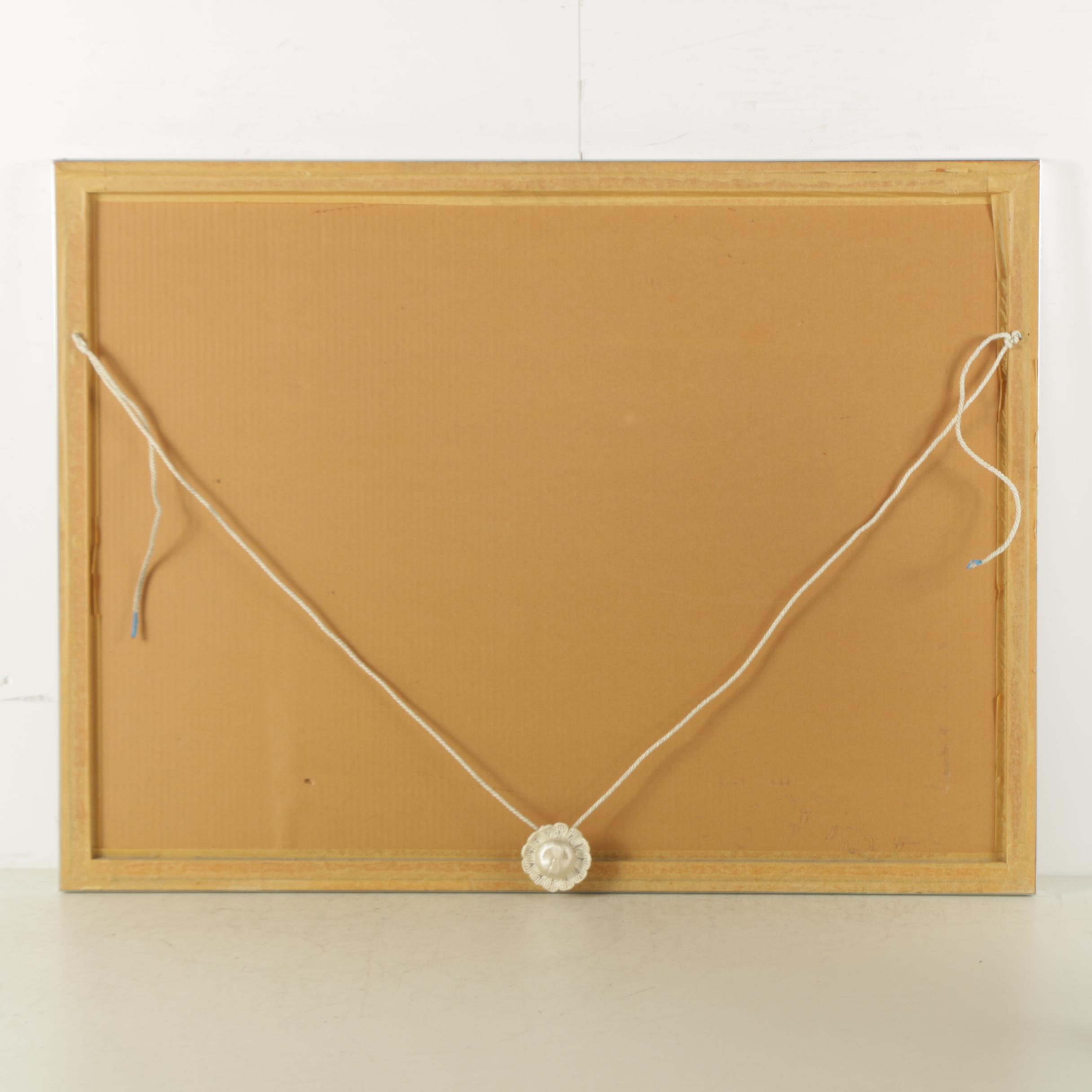 Jack Cascione 1971 Artist's Proof Serigraph on Paper "Crystal Covenant"