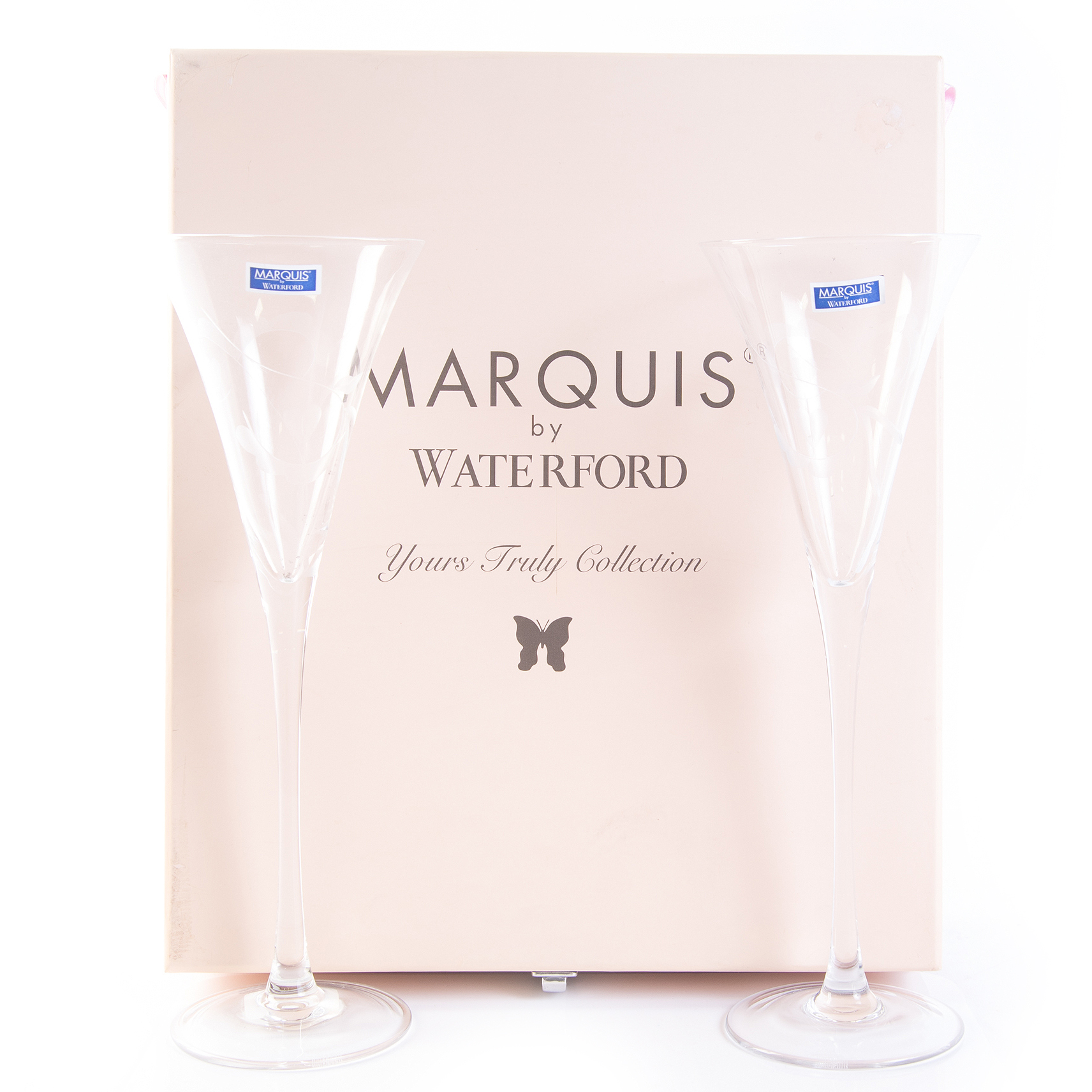 Marquis by Waterford "Yours Truly" Champagne Flutes