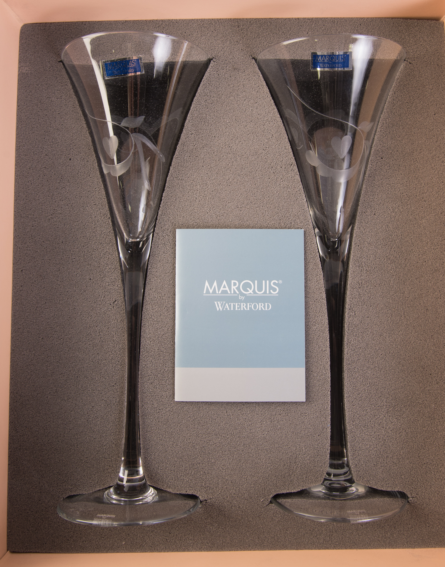 Marquis by Waterford "Yours Truly" Champagne Flutes