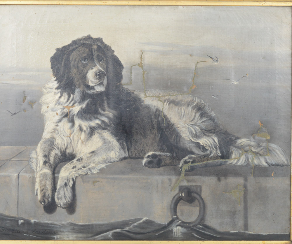 Reproduction Si Edwin Landseer Oil on Canvas Painting