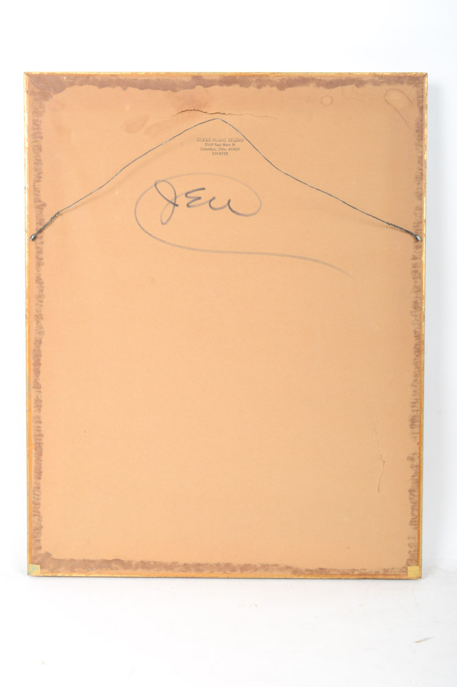 1961 Bingman Oil on Board Still Life Painting