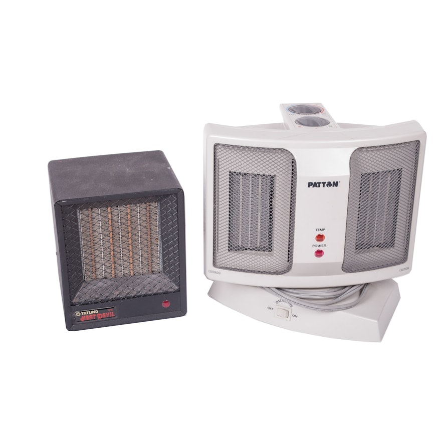 Pair of Portable Air Heaters