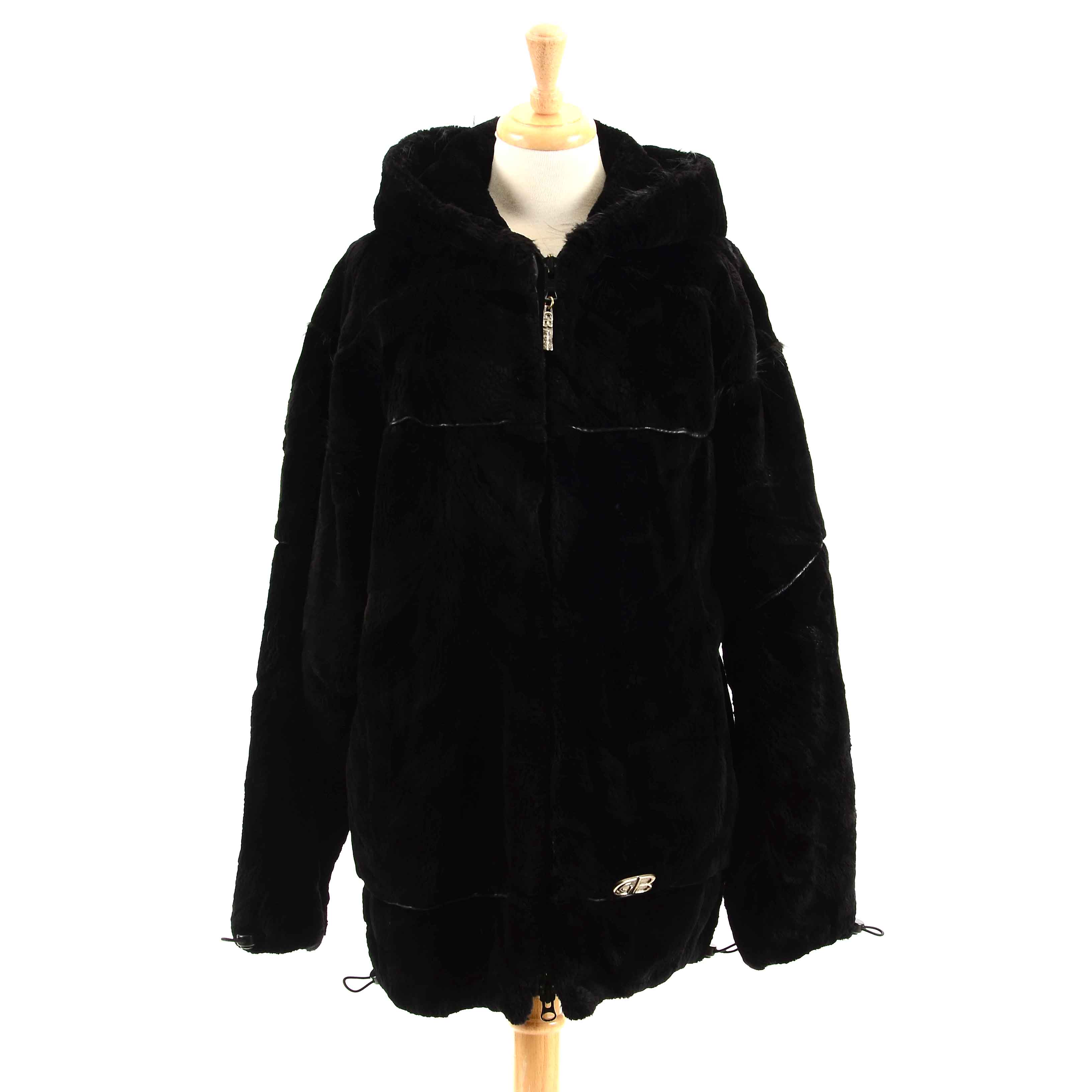 C. Grantston Bullard for Jean Crisan Black Sheared Beaver Jacket