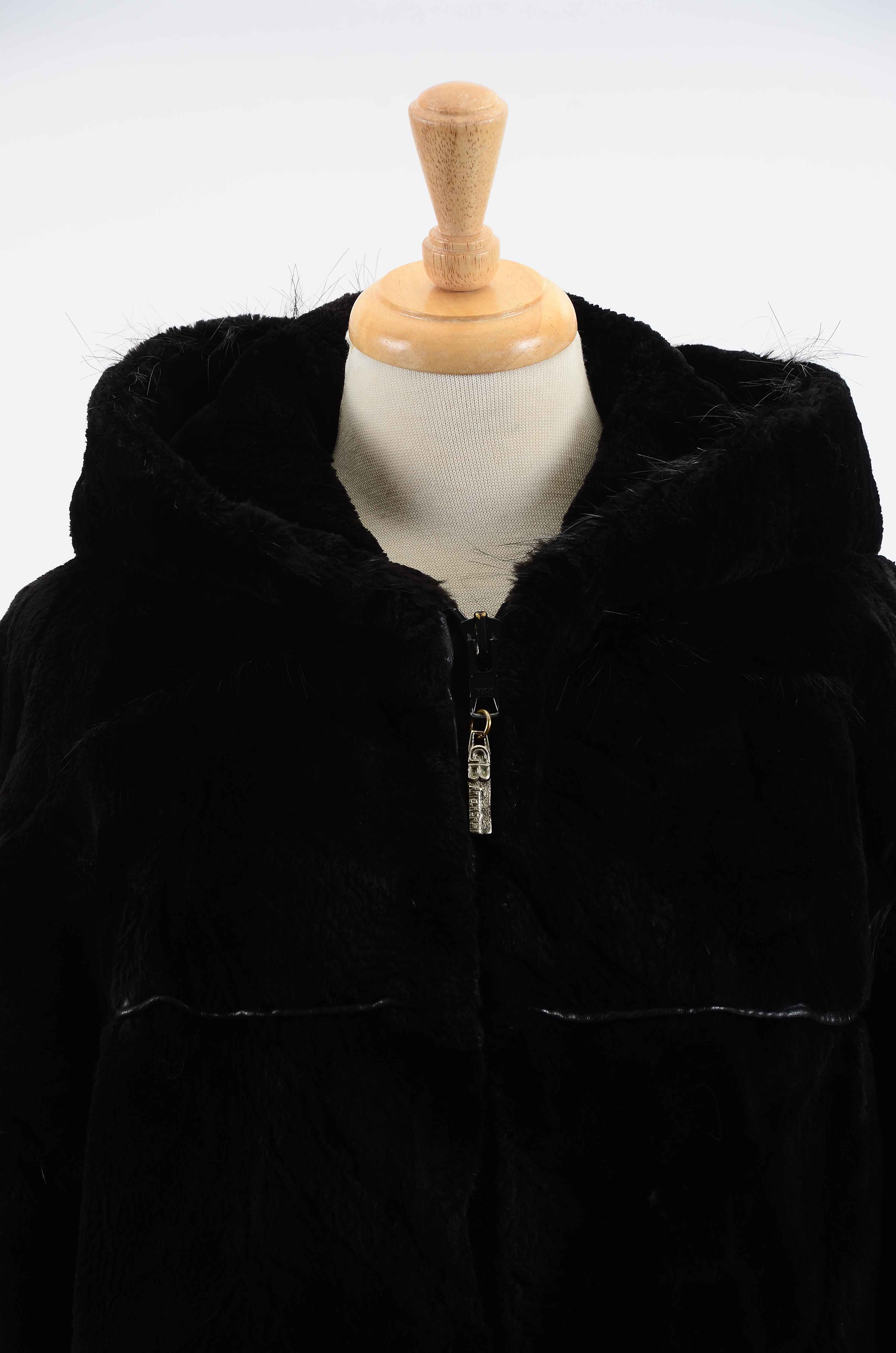 C. Grantston Bullard for Jean Crisan Black Sheared Beaver Jacket