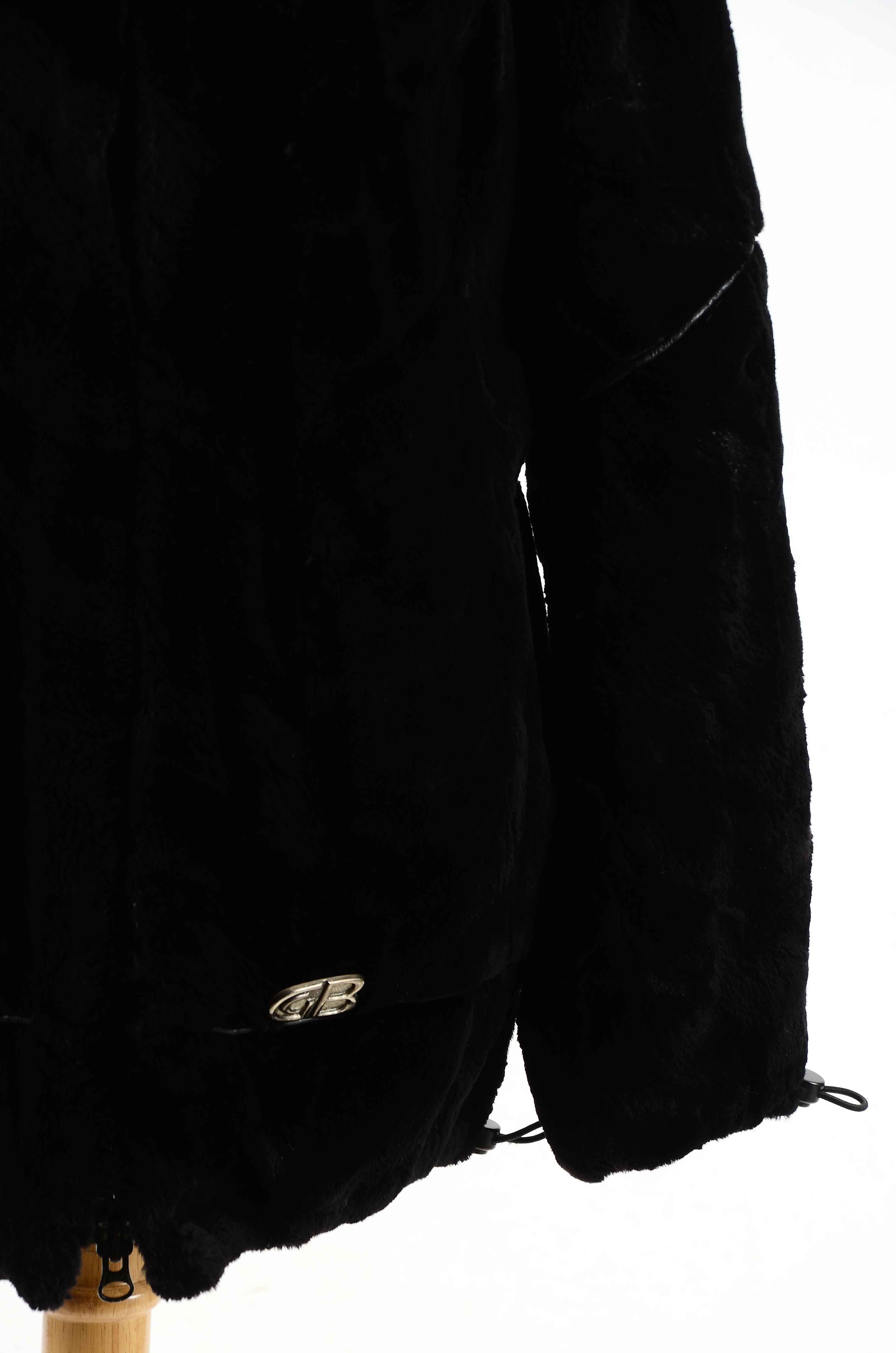 C. Grantston Bullard for Jean Crisan Black Sheared Beaver Jacket