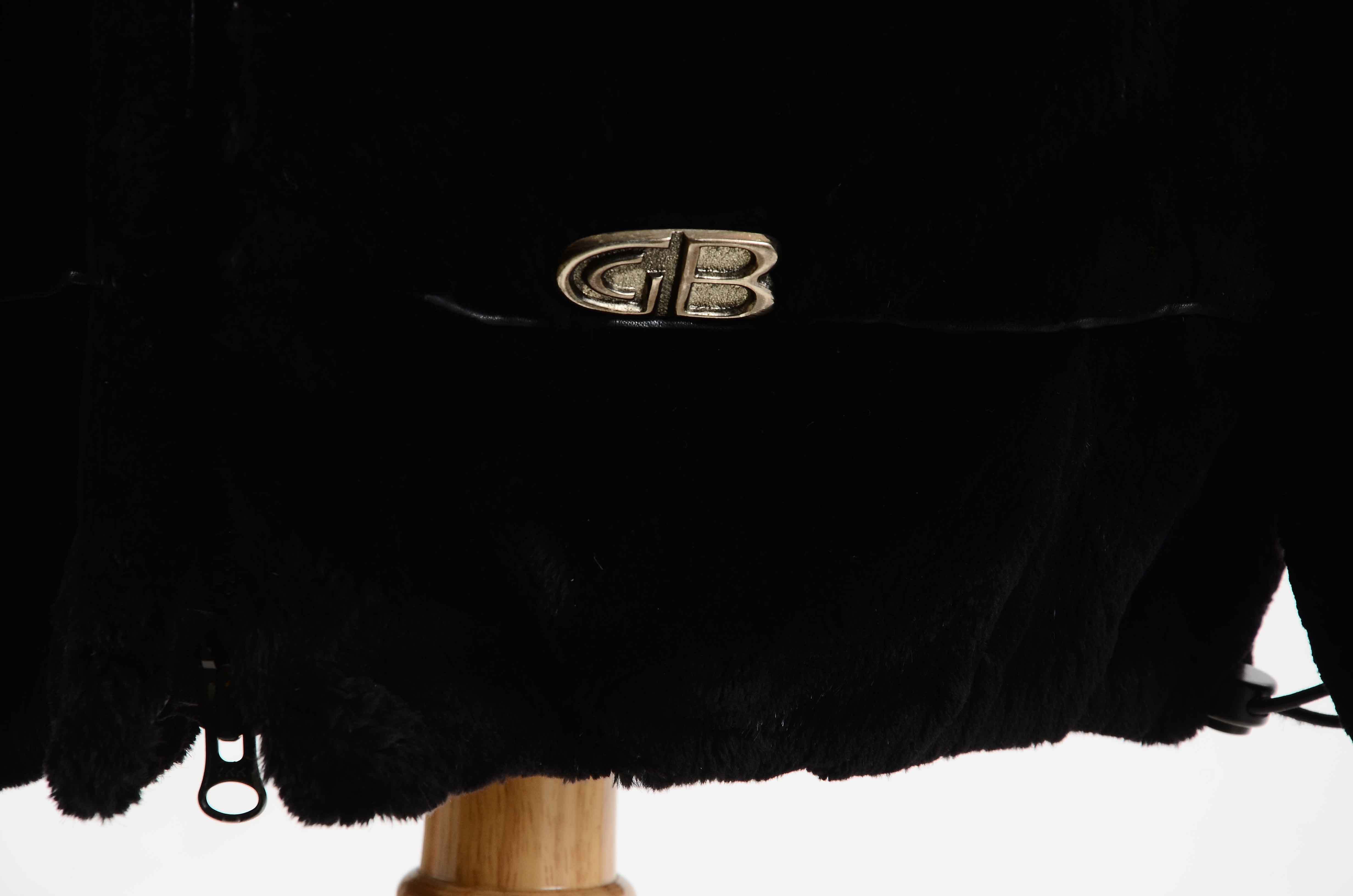 C. Grantston Bullard for Jean Crisan Black Sheared Beaver Jacket