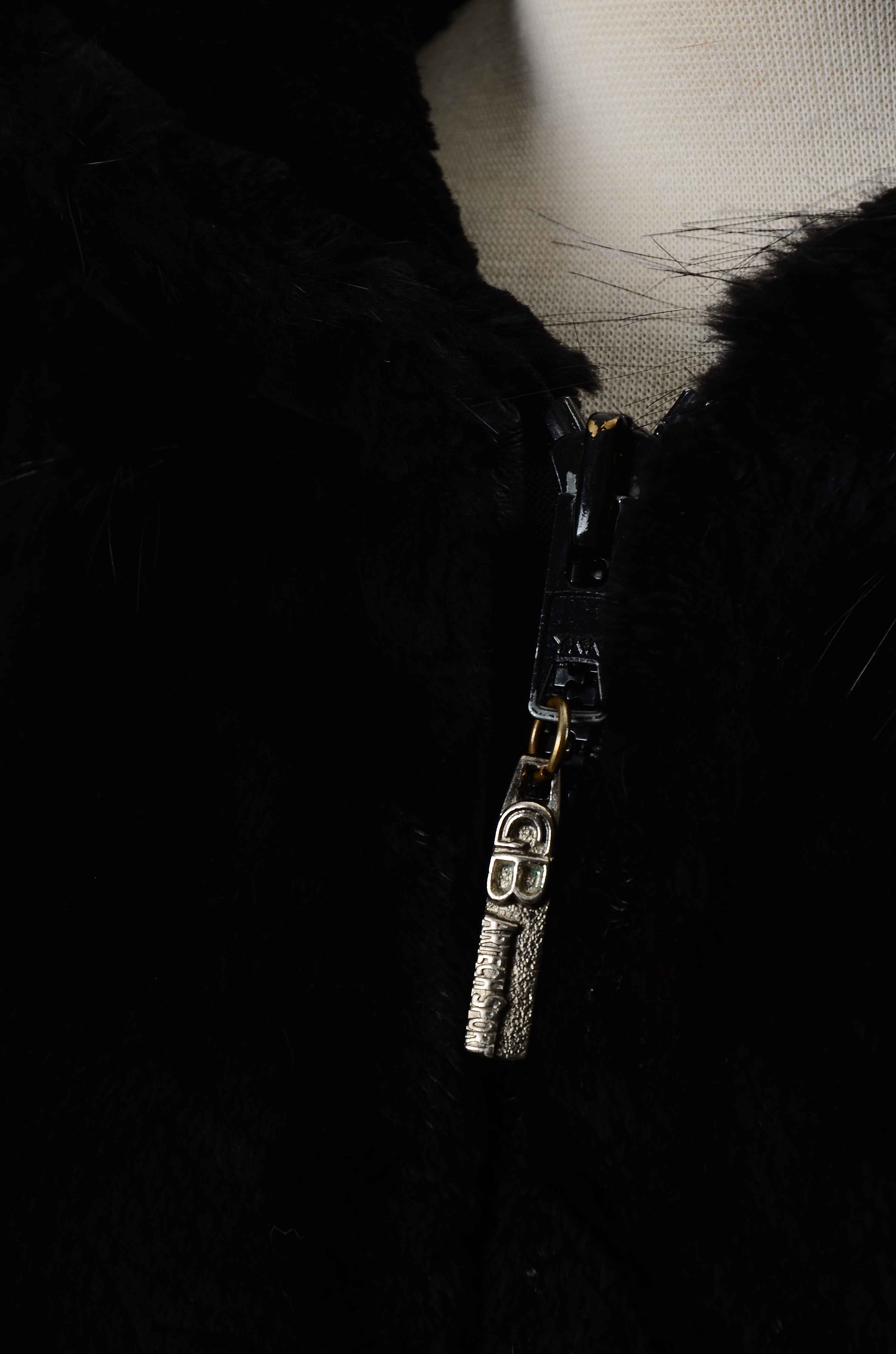 C. Grantston Bullard for Jean Crisan Black Sheared Beaver Jacket