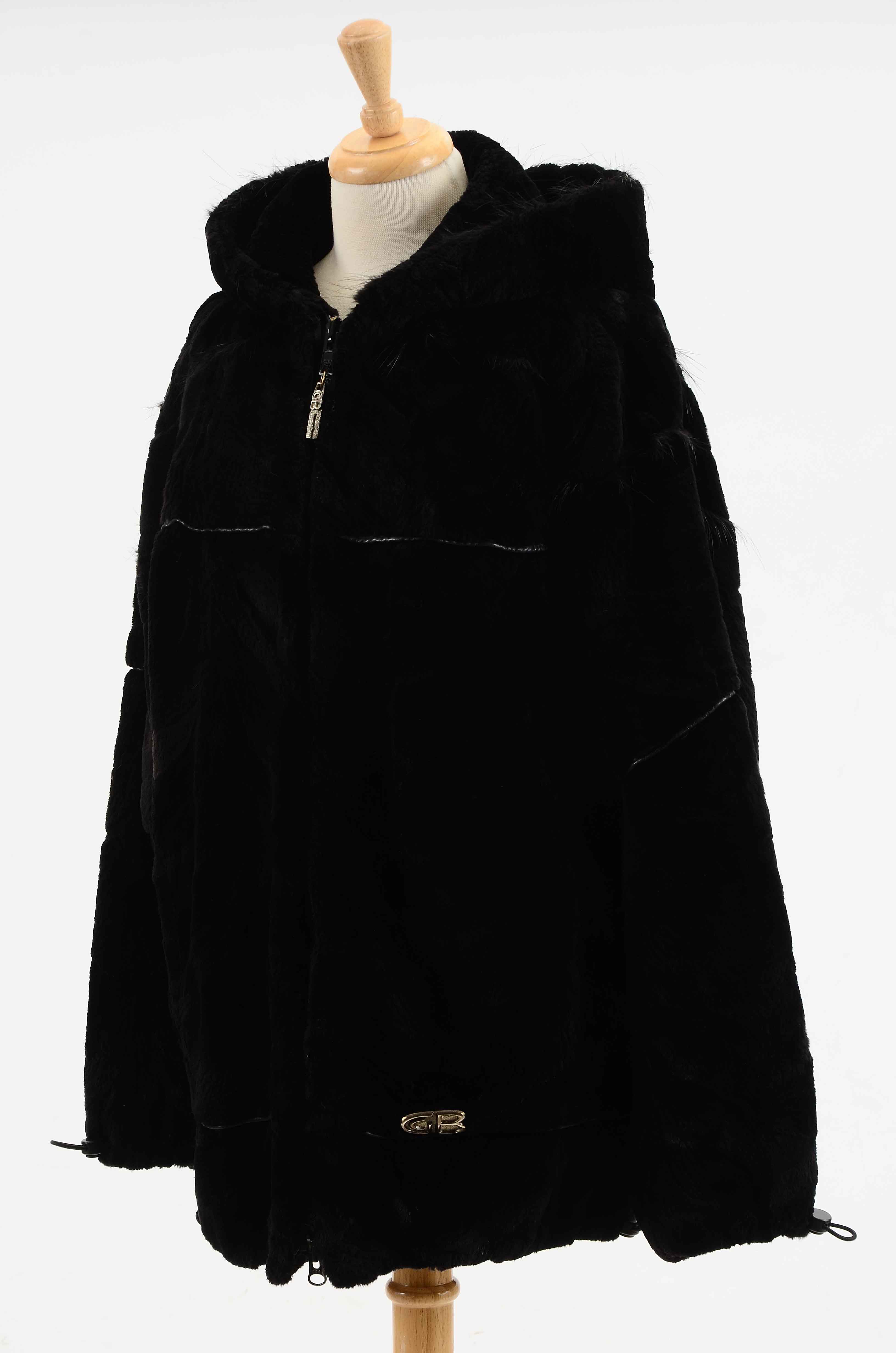 C. Grantston Bullard for Jean Crisan Black Sheared Beaver Jacket