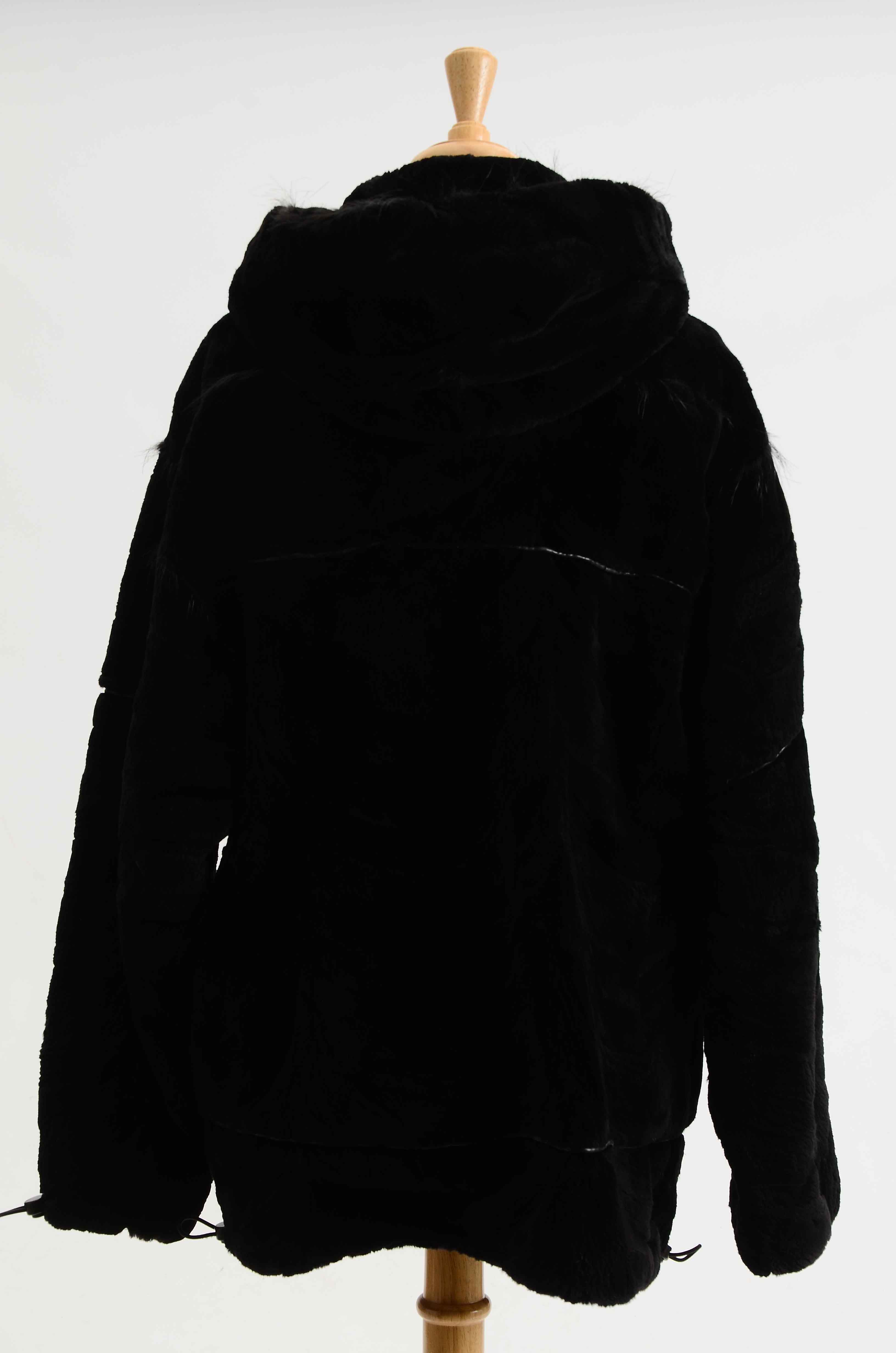 C. Grantston Bullard for Jean Crisan Black Sheared Beaver Jacket