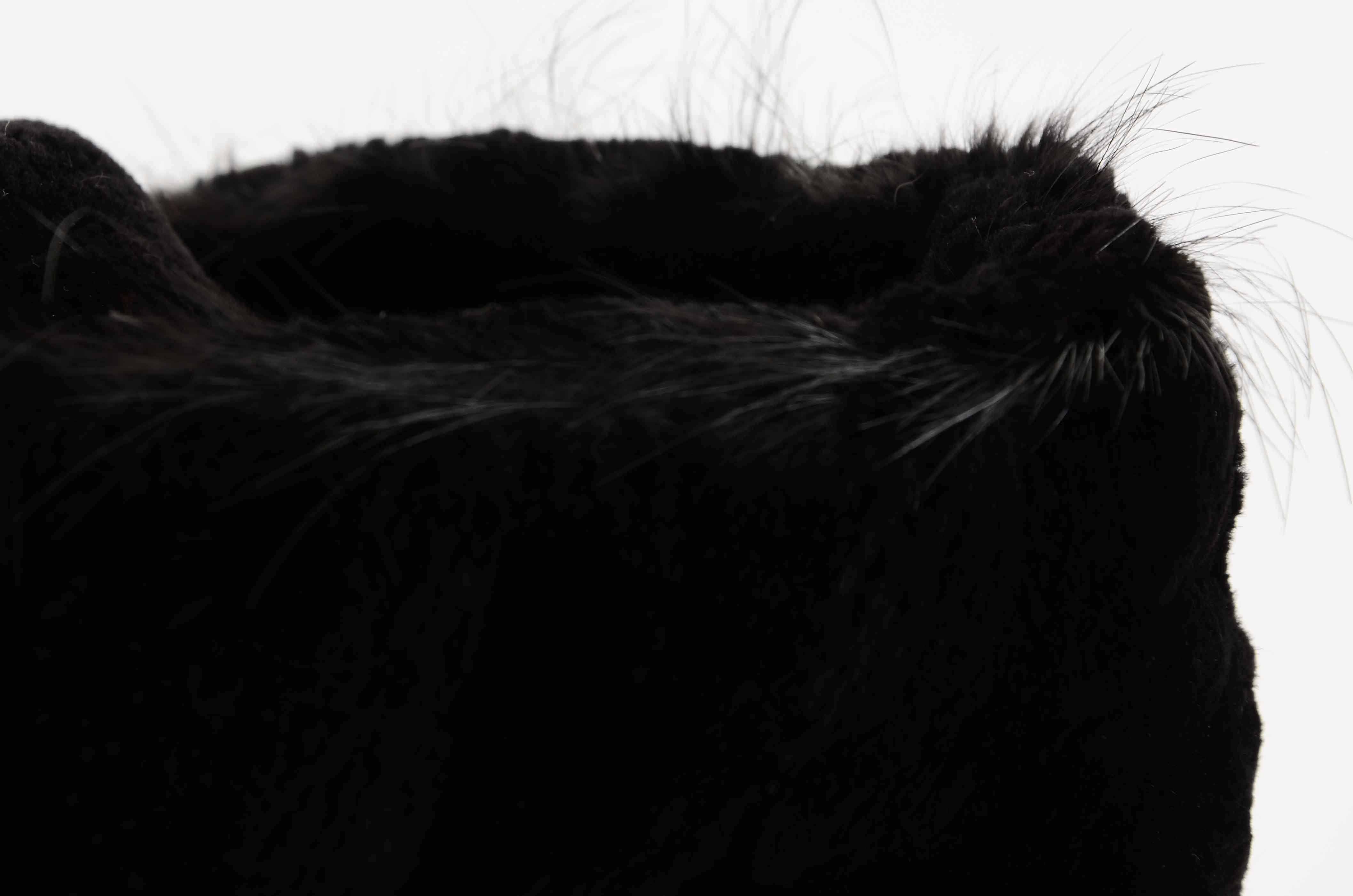 C. Grantston Bullard for Jean Crisan Black Sheared Beaver Jacket