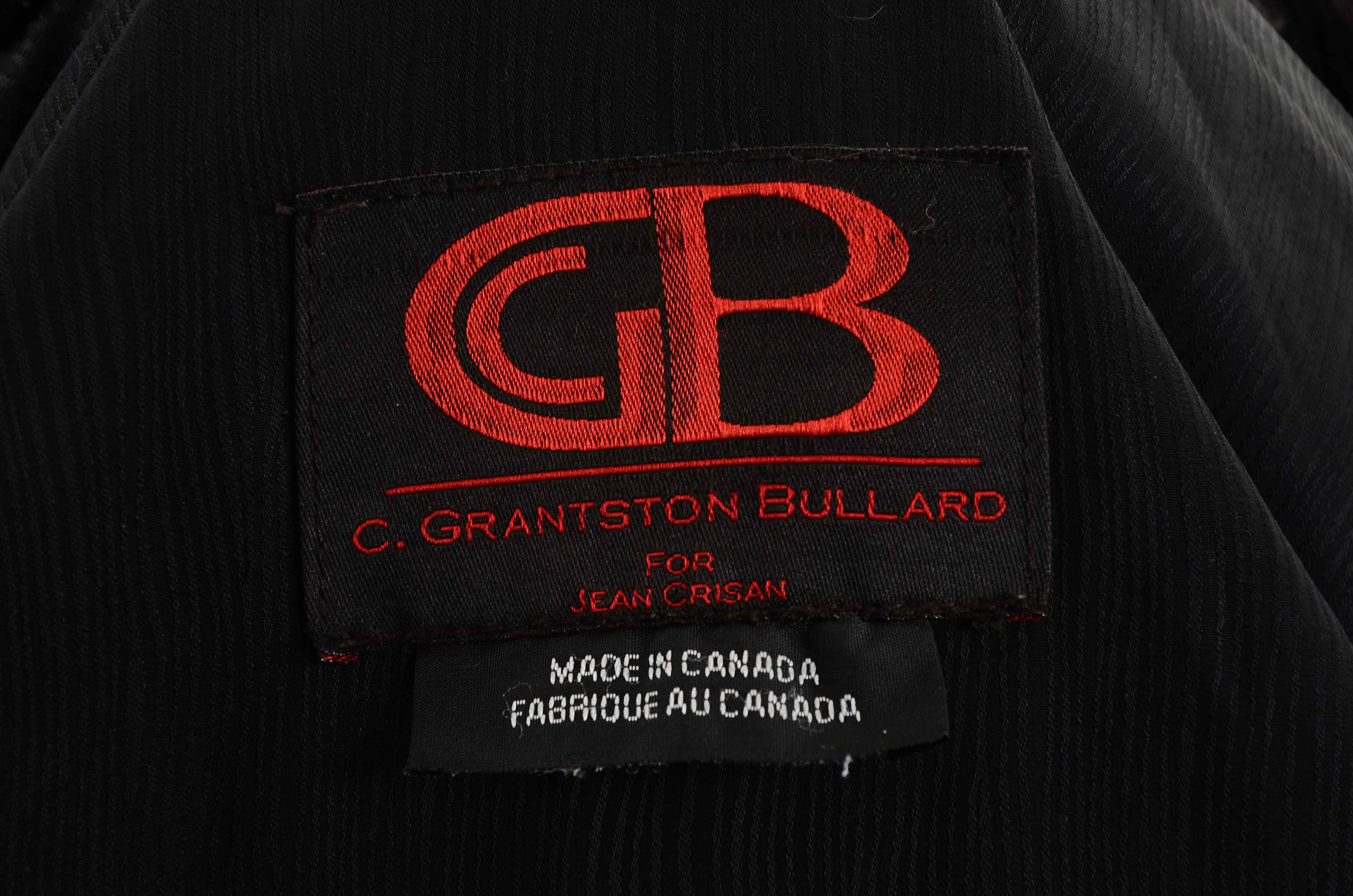 C. Grantston Bullard for Jean Crisan Black Sheared Beaver Jacket