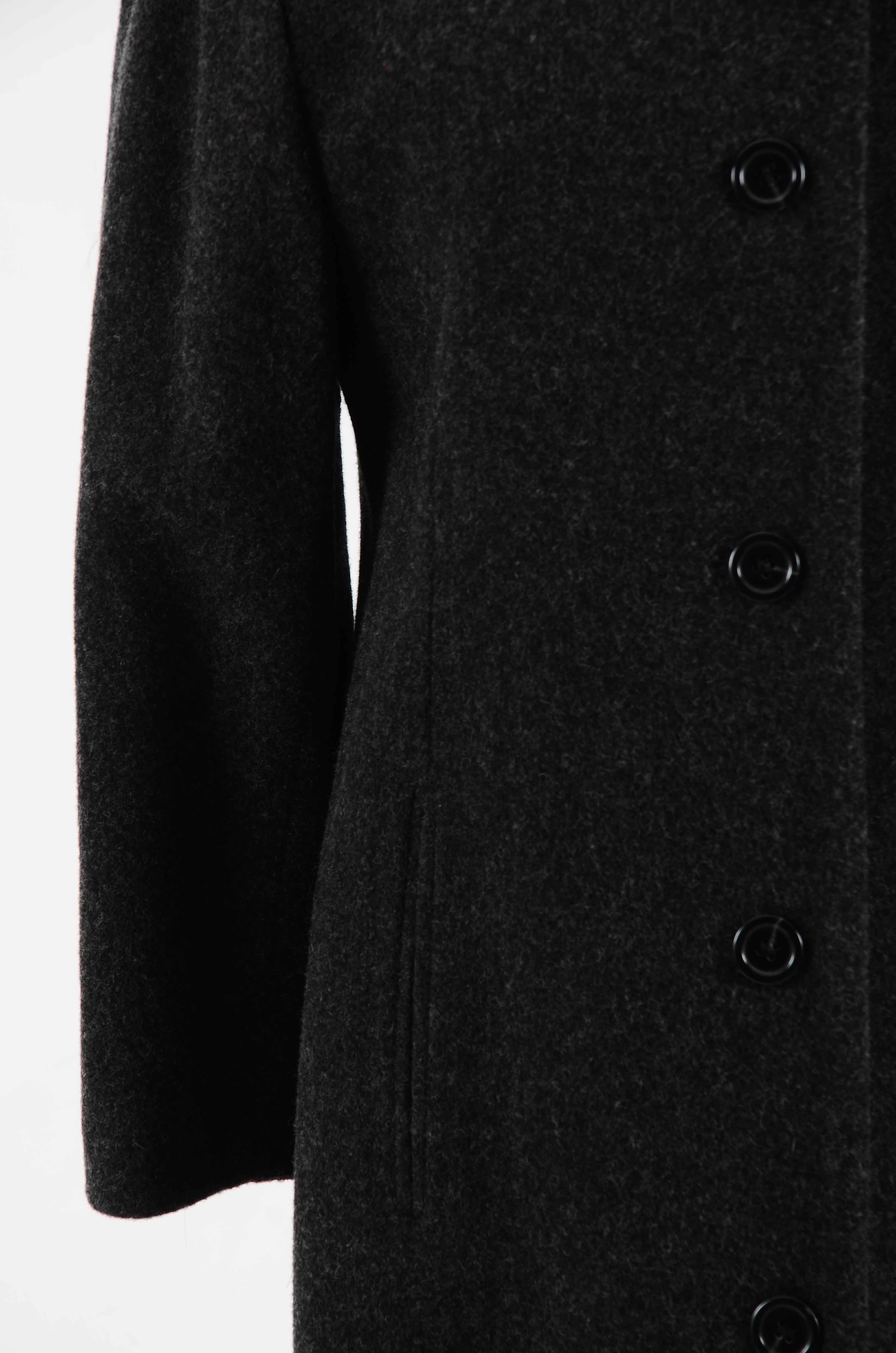 Women's Preston and York Charcoal Grey Wool Dress Coat