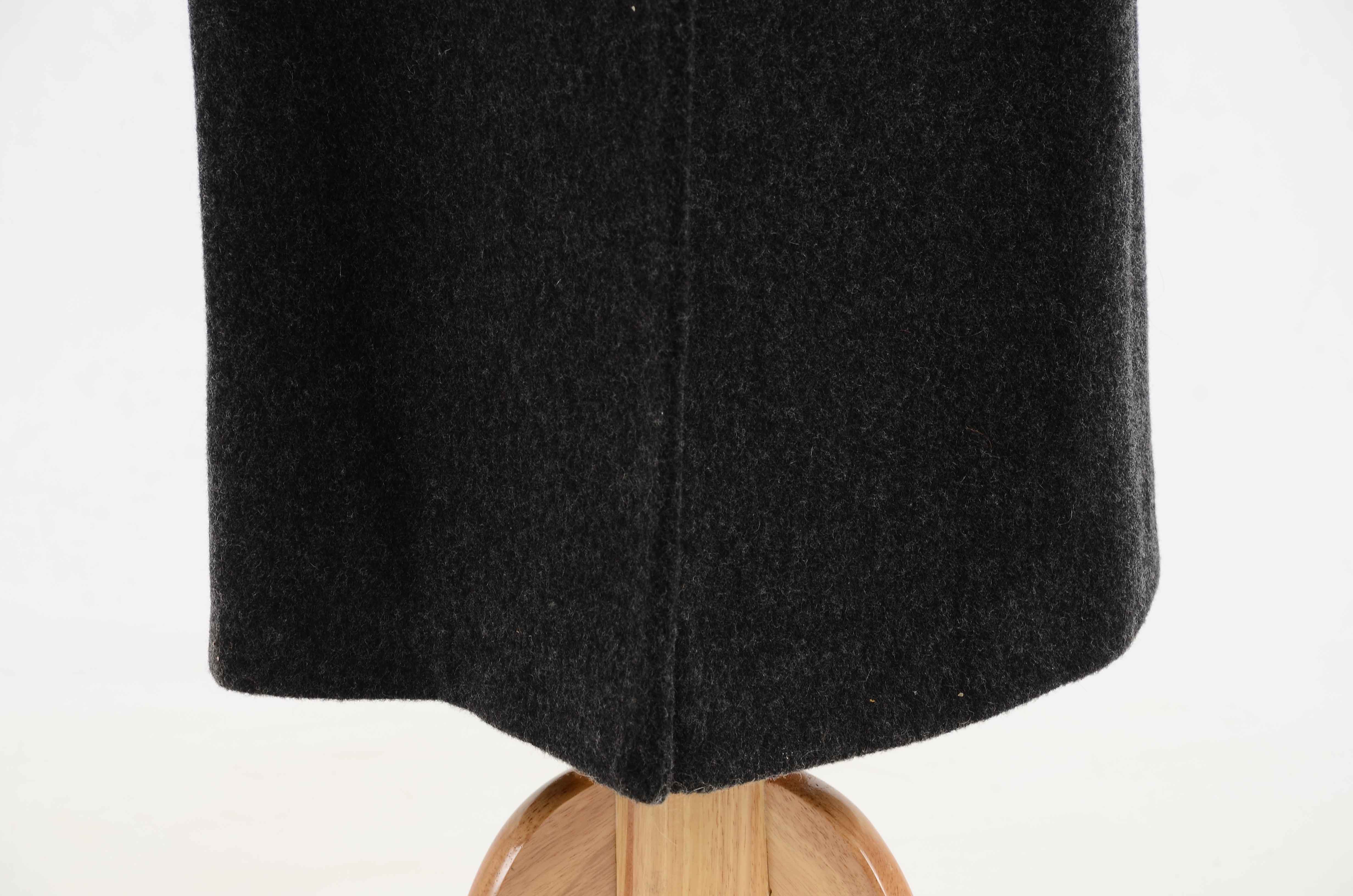 Women's Preston and York Charcoal Grey Wool Dress Coat