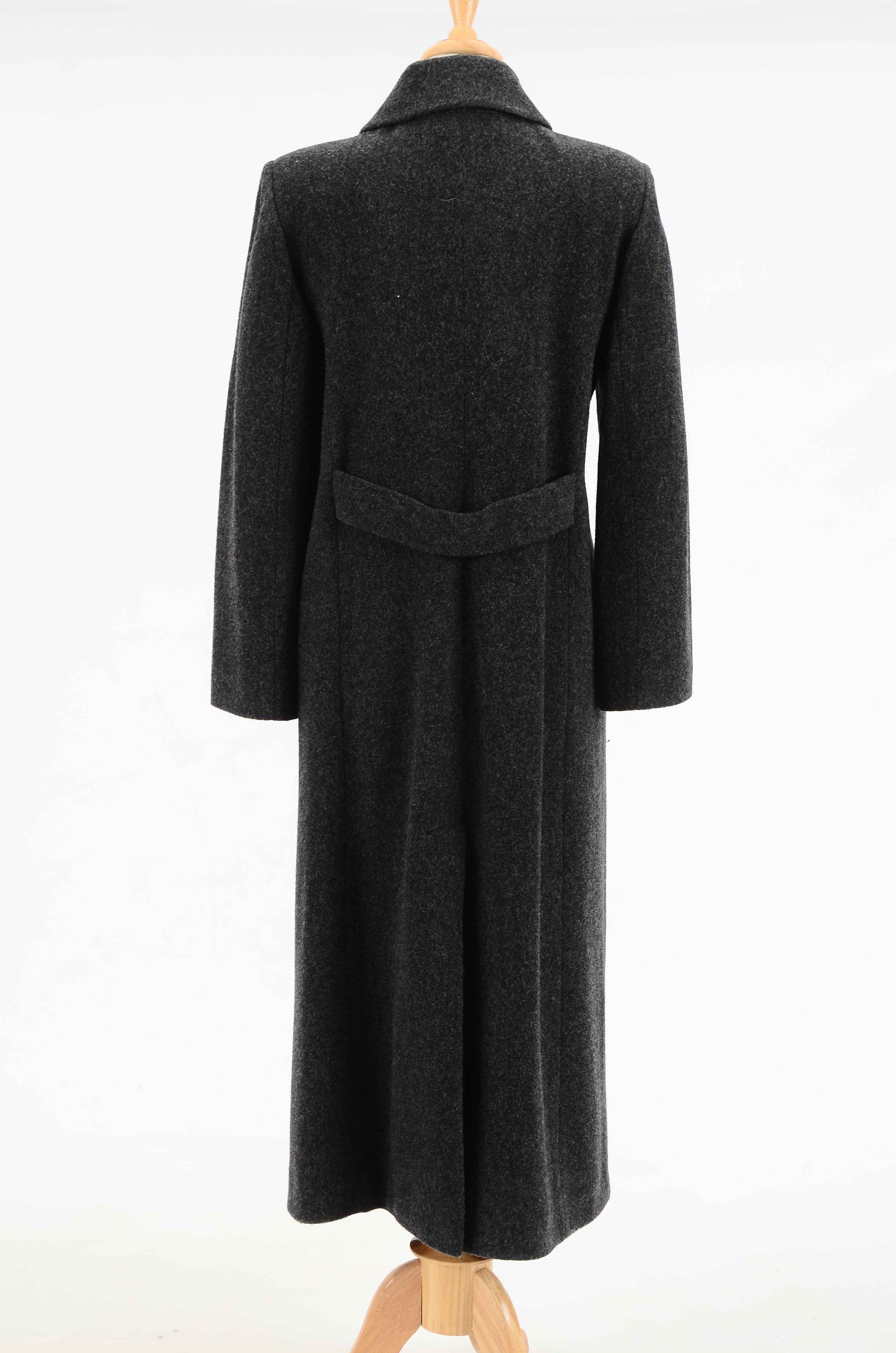 Women's Preston and York Charcoal Grey Wool Dress Coat