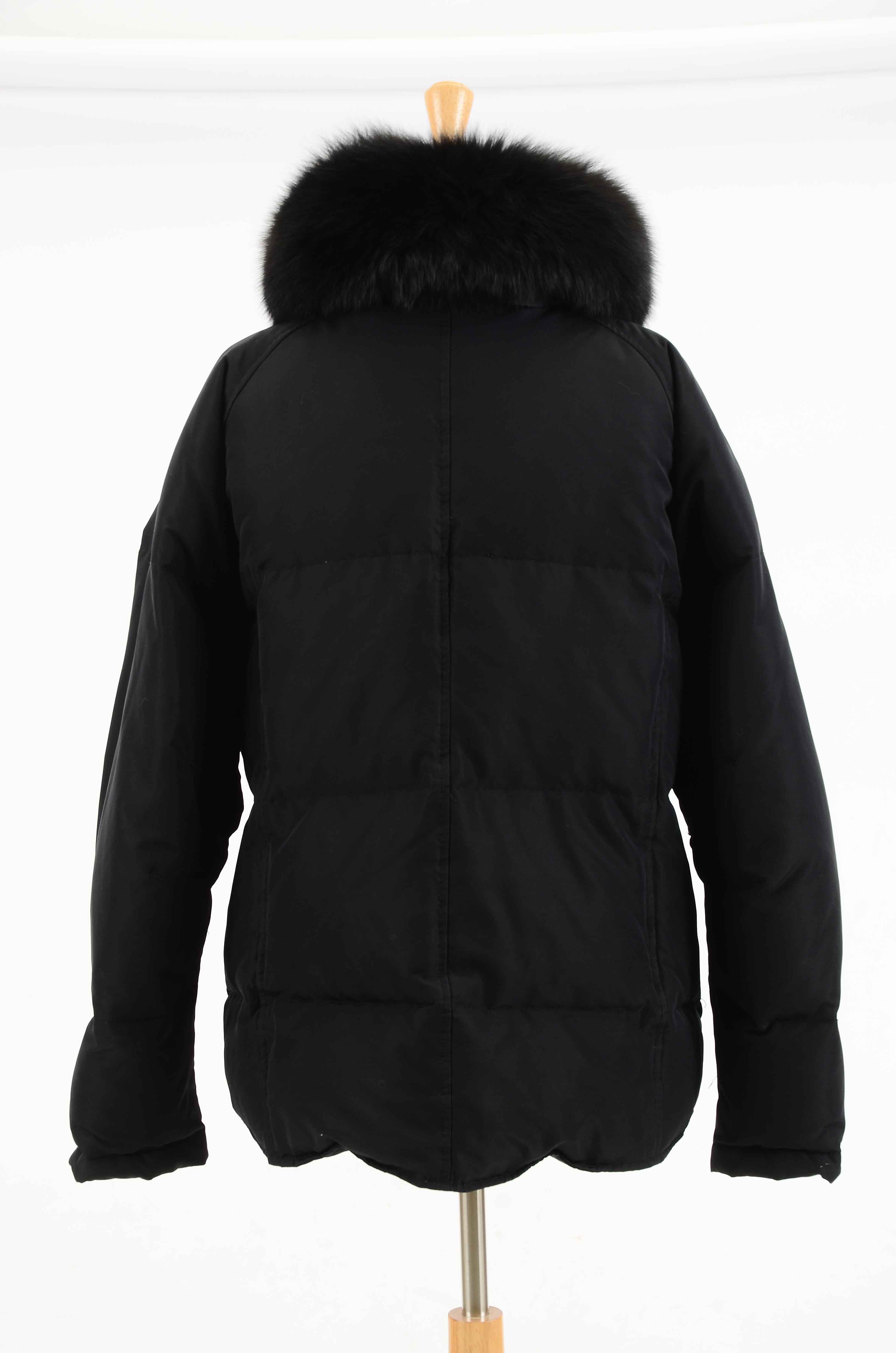 Panache Parka With Black Fox Fur Collar
