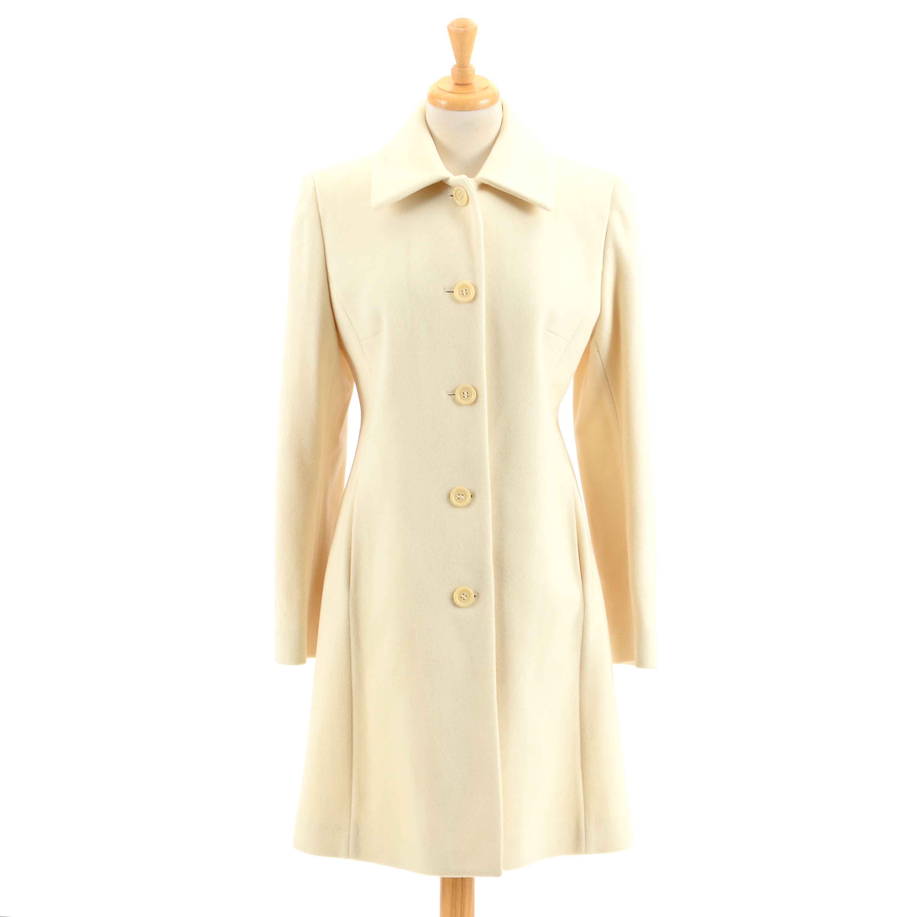 Jones New York Wool Dress Coat