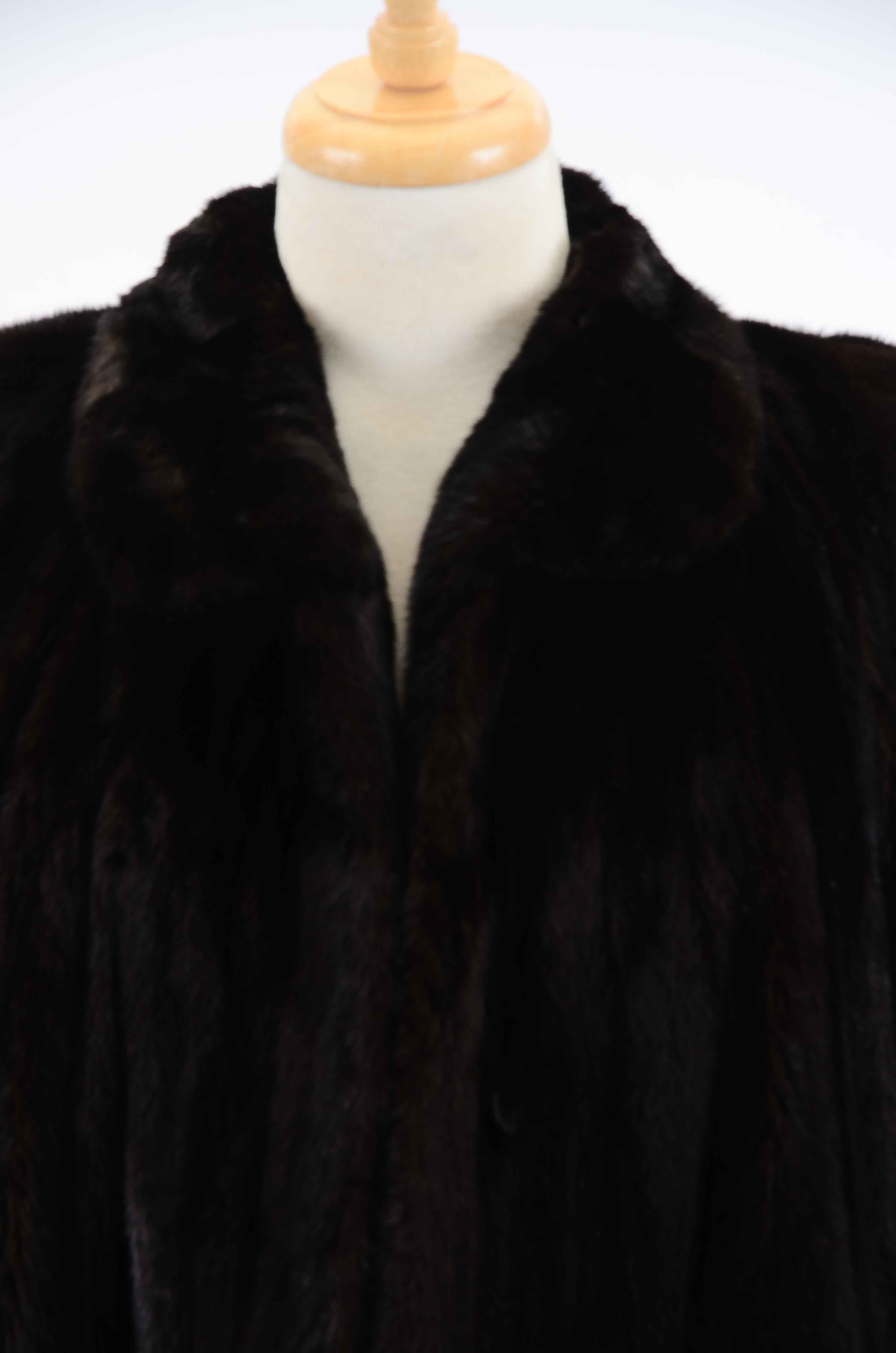 Thomas McElroy Ranched Mink Fur Coat and Hat