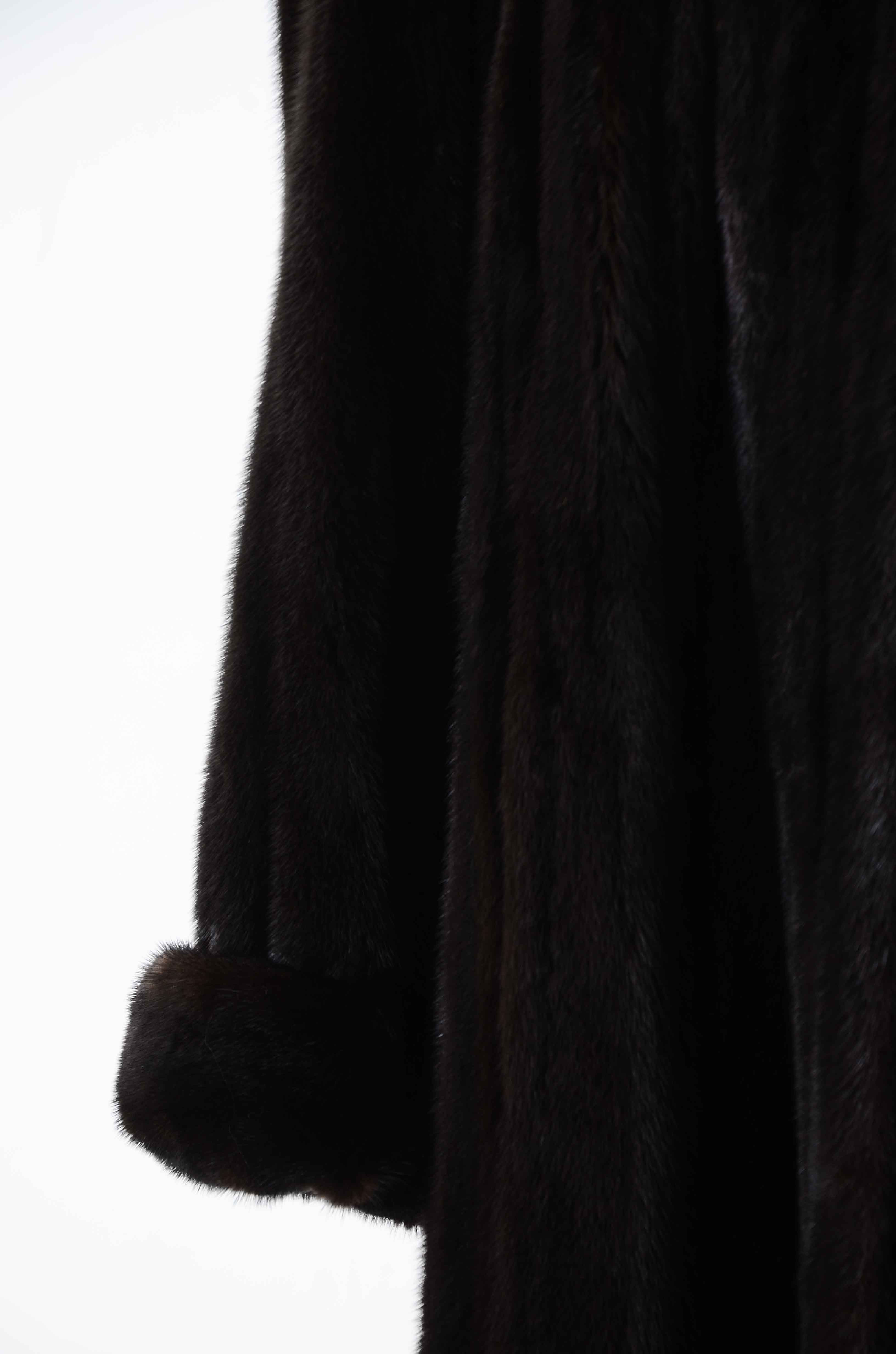 Thomas McElroy Ranched Mink Fur Coat and Hat