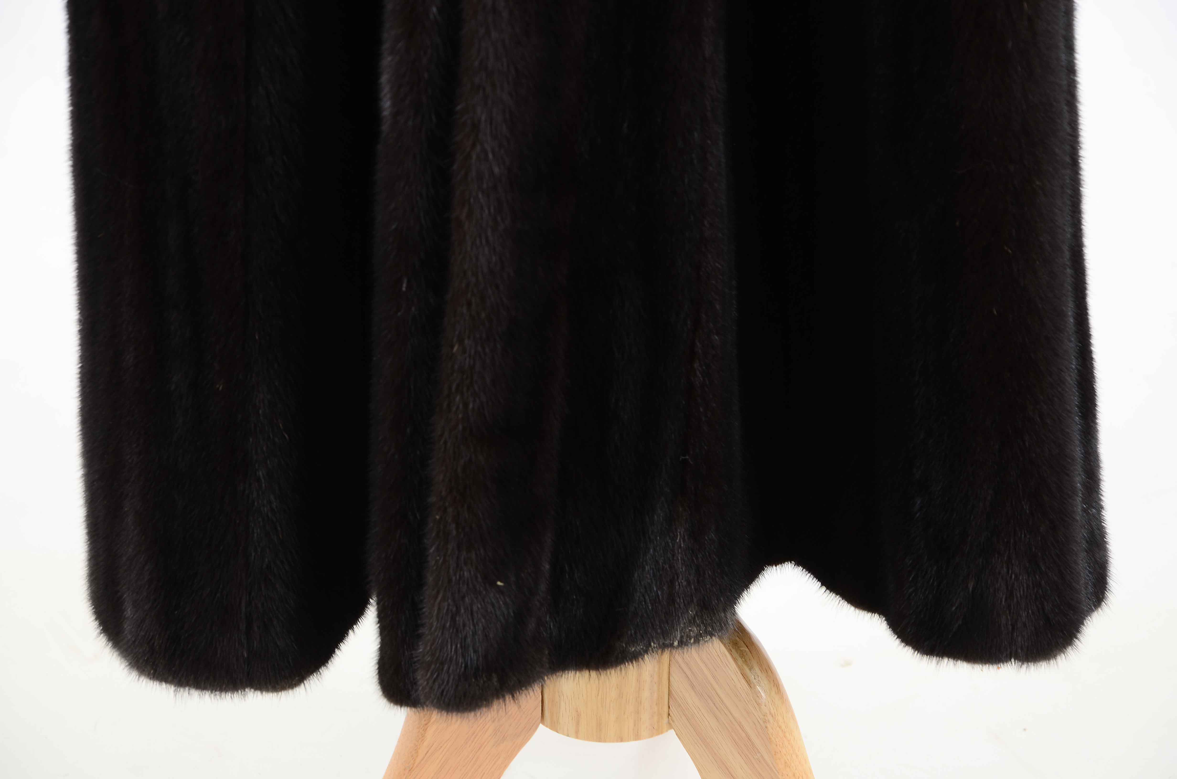 Thomas McElroy Ranched Mink Fur Coat and Hat