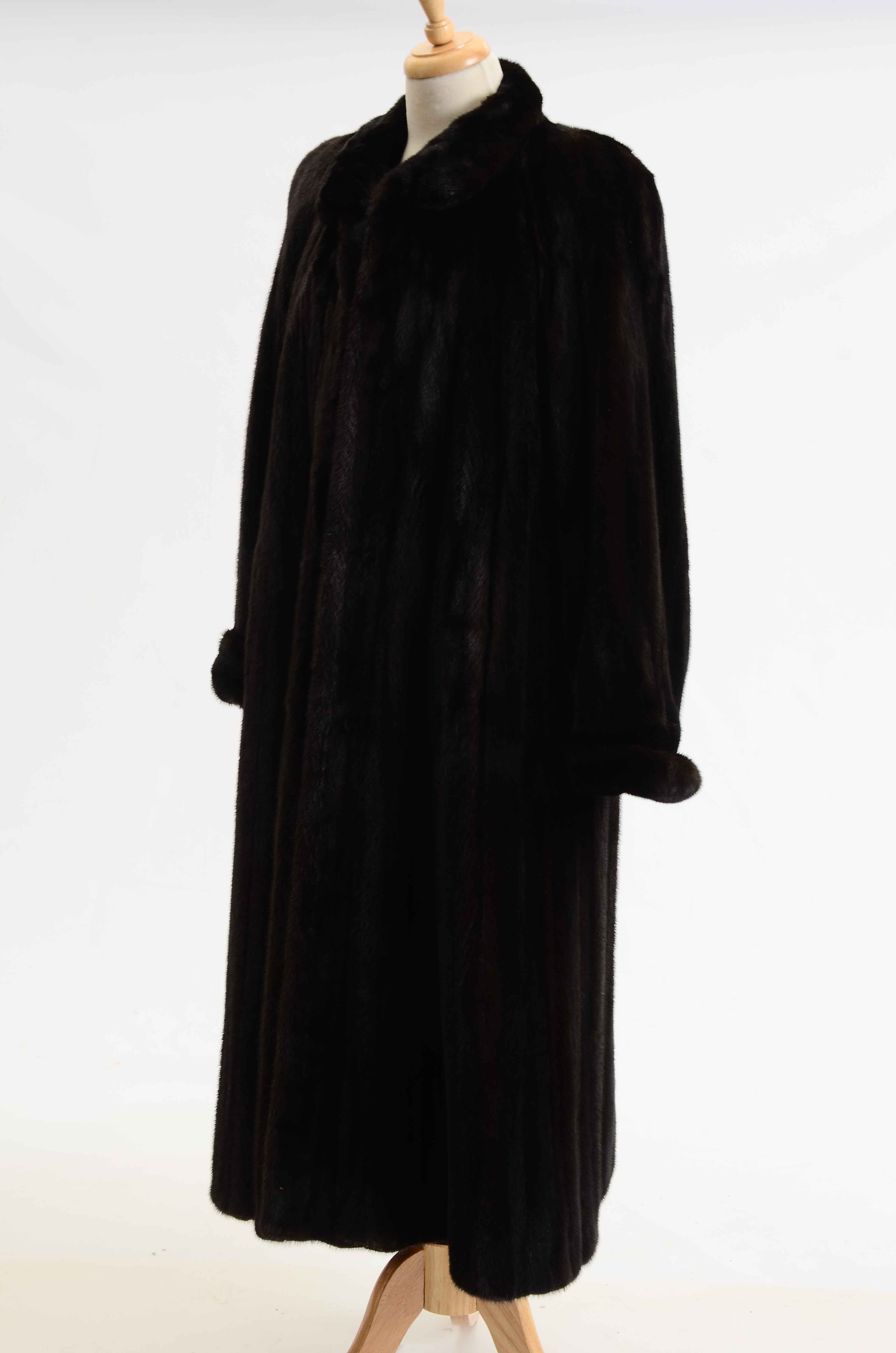 Thomas McElroy Ranched Mink Fur Coat and Hat