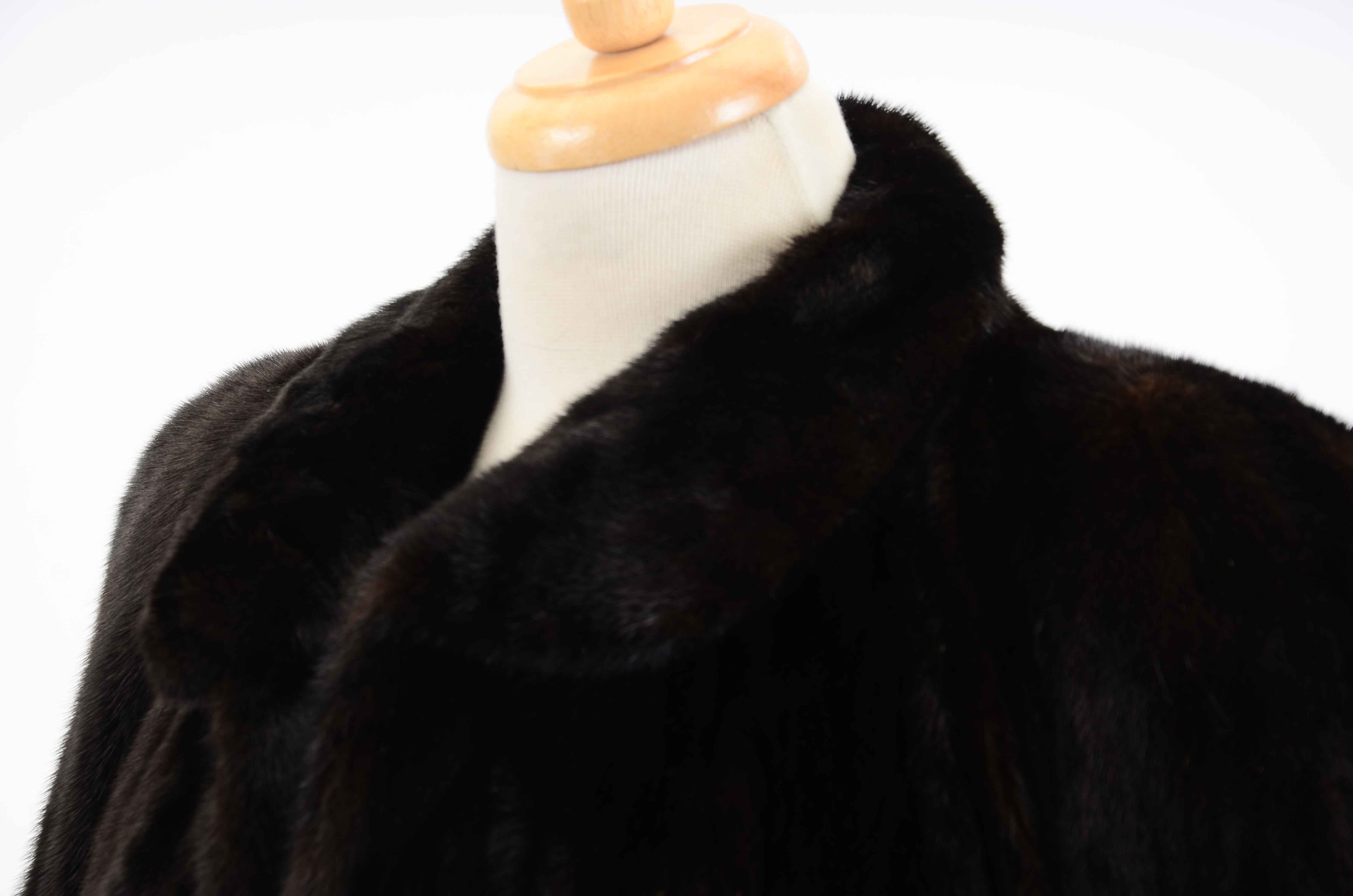 Thomas McElroy Ranched Mink Fur Coat and Hat