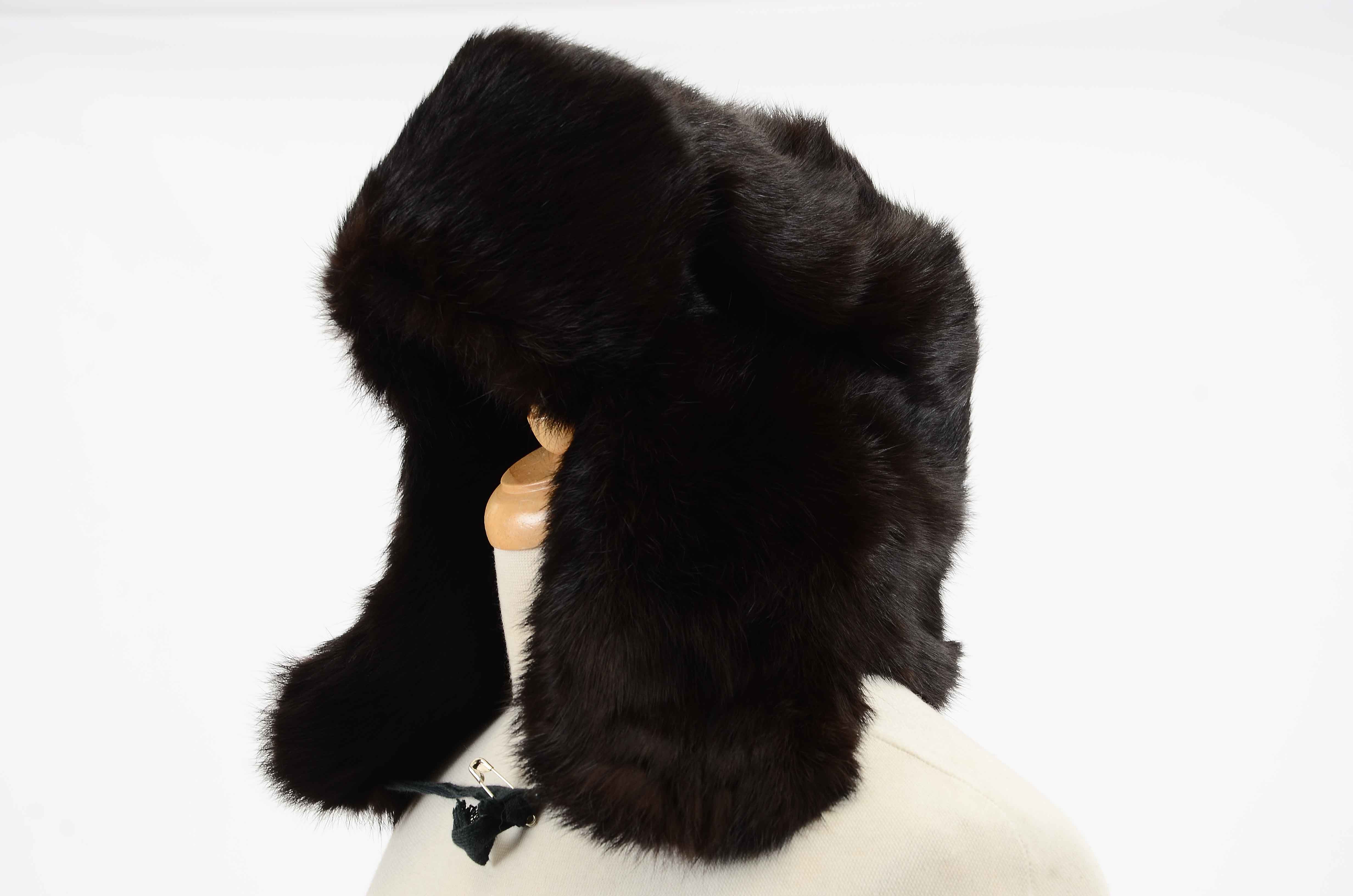 Thomas McElroy Ranched Mink Fur Coat and Hat