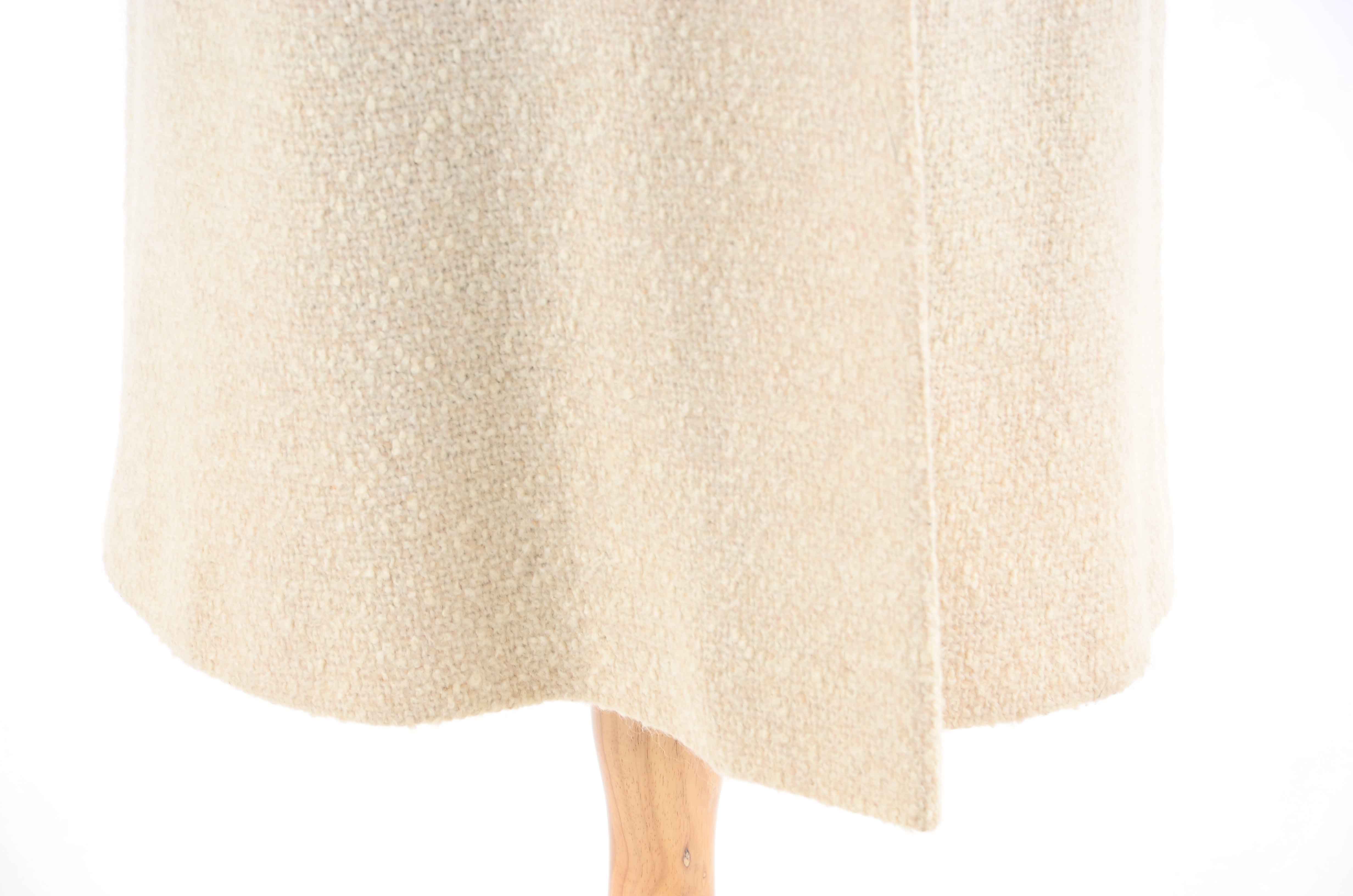 Women's 1960s Vintage Wool Coat with Fox Collar