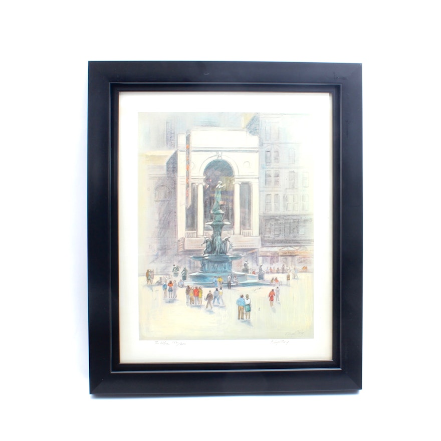 Signed Floyd Berg Limited Edition Offset Lithograph "The Albee"