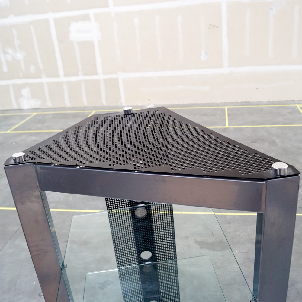 Contemporary Glass Entertainment Center