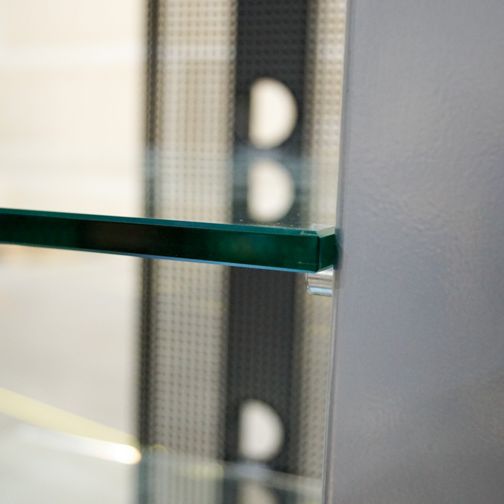 Contemporary Glass Entertainment Center