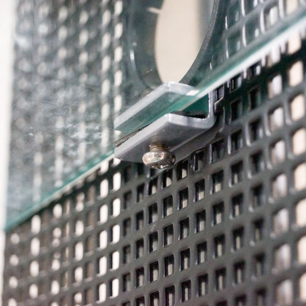 Contemporary Glass Entertainment Center