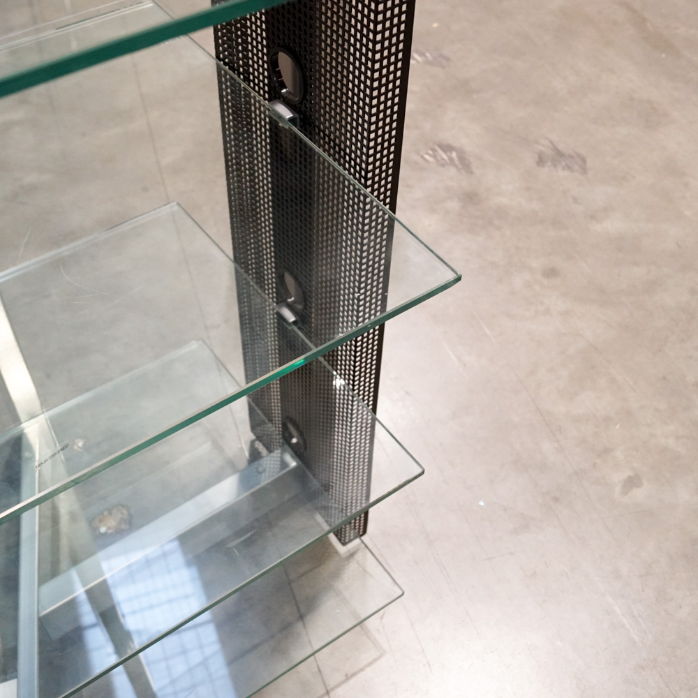 Contemporary Glass Entertainment Center