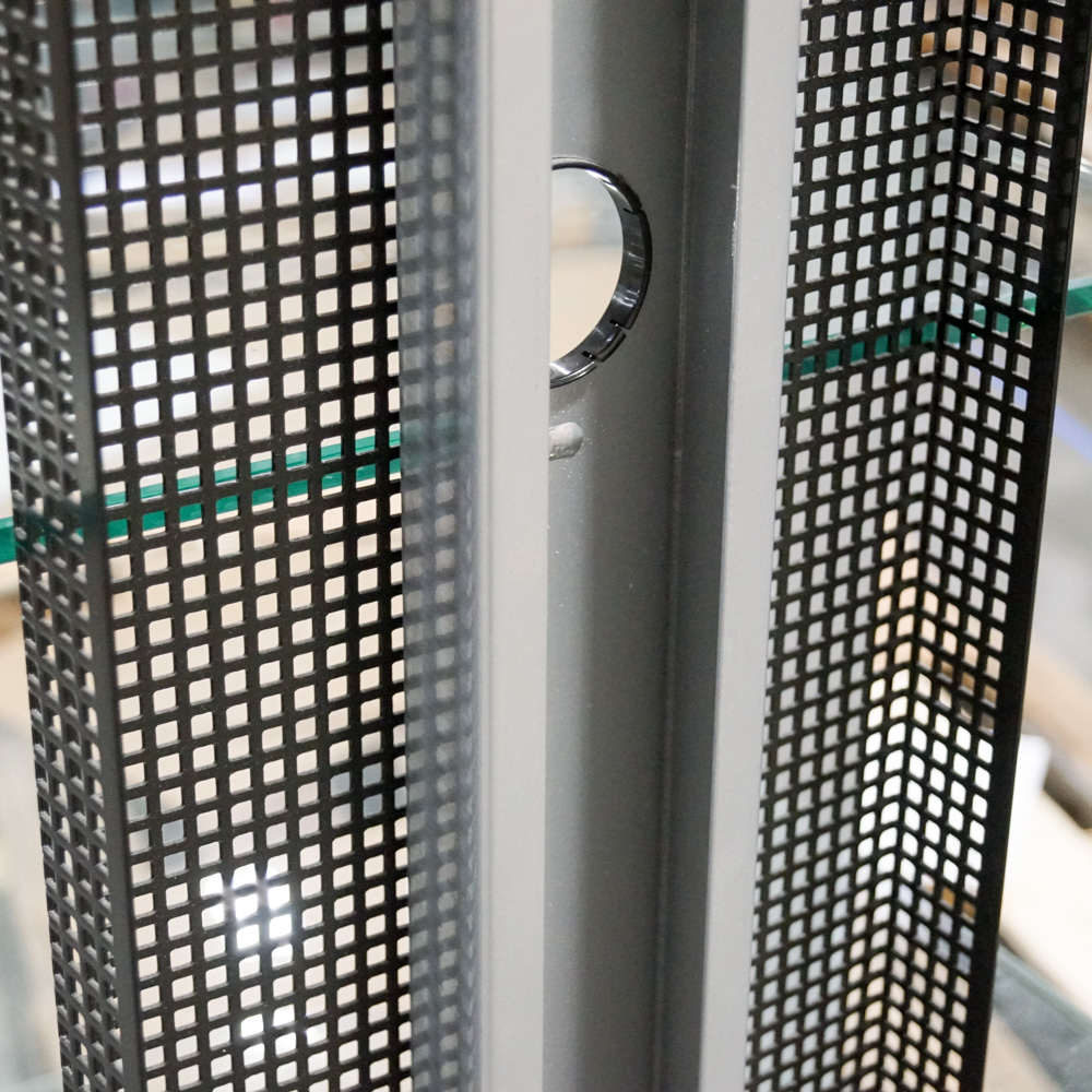 Contemporary Glass Entertainment Center