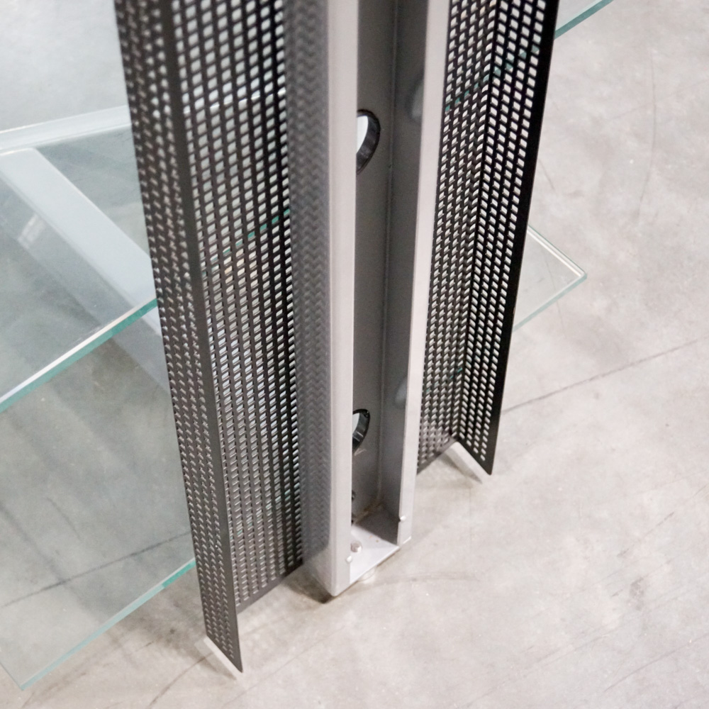 Contemporary Glass Entertainment Center