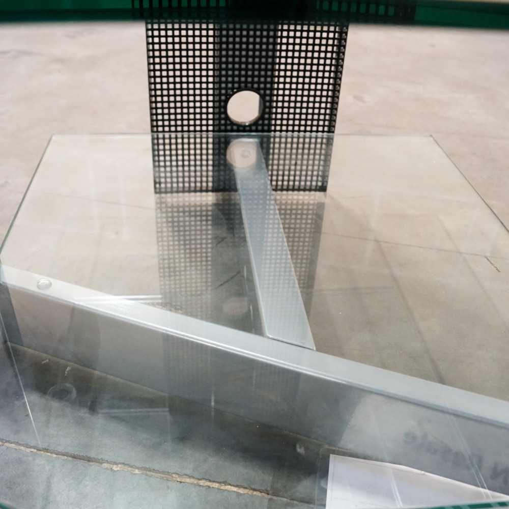 Contemporary Glass Entertainment Center