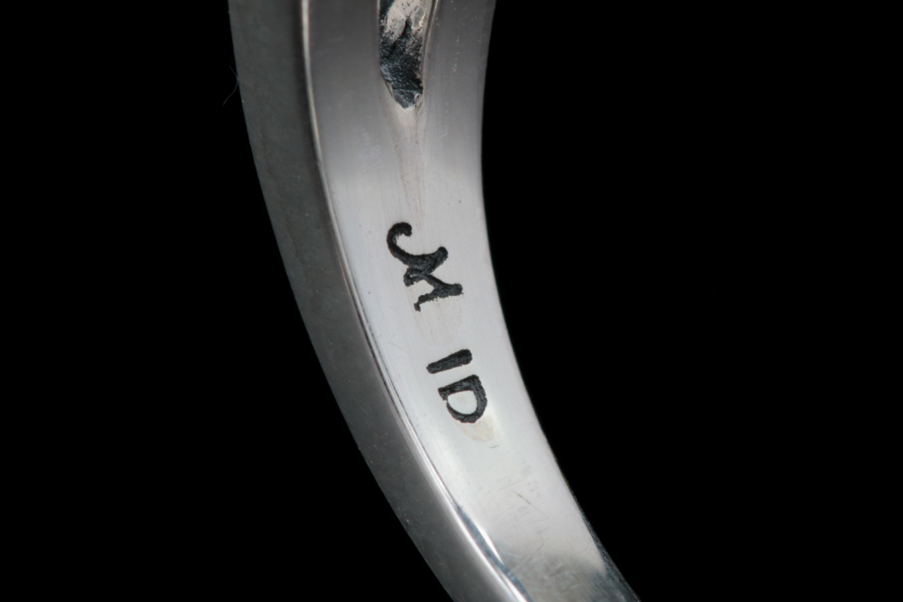 Robert Manse Sterling Silver, 18K Yellow Gold and Praseolite Cocktail Ring